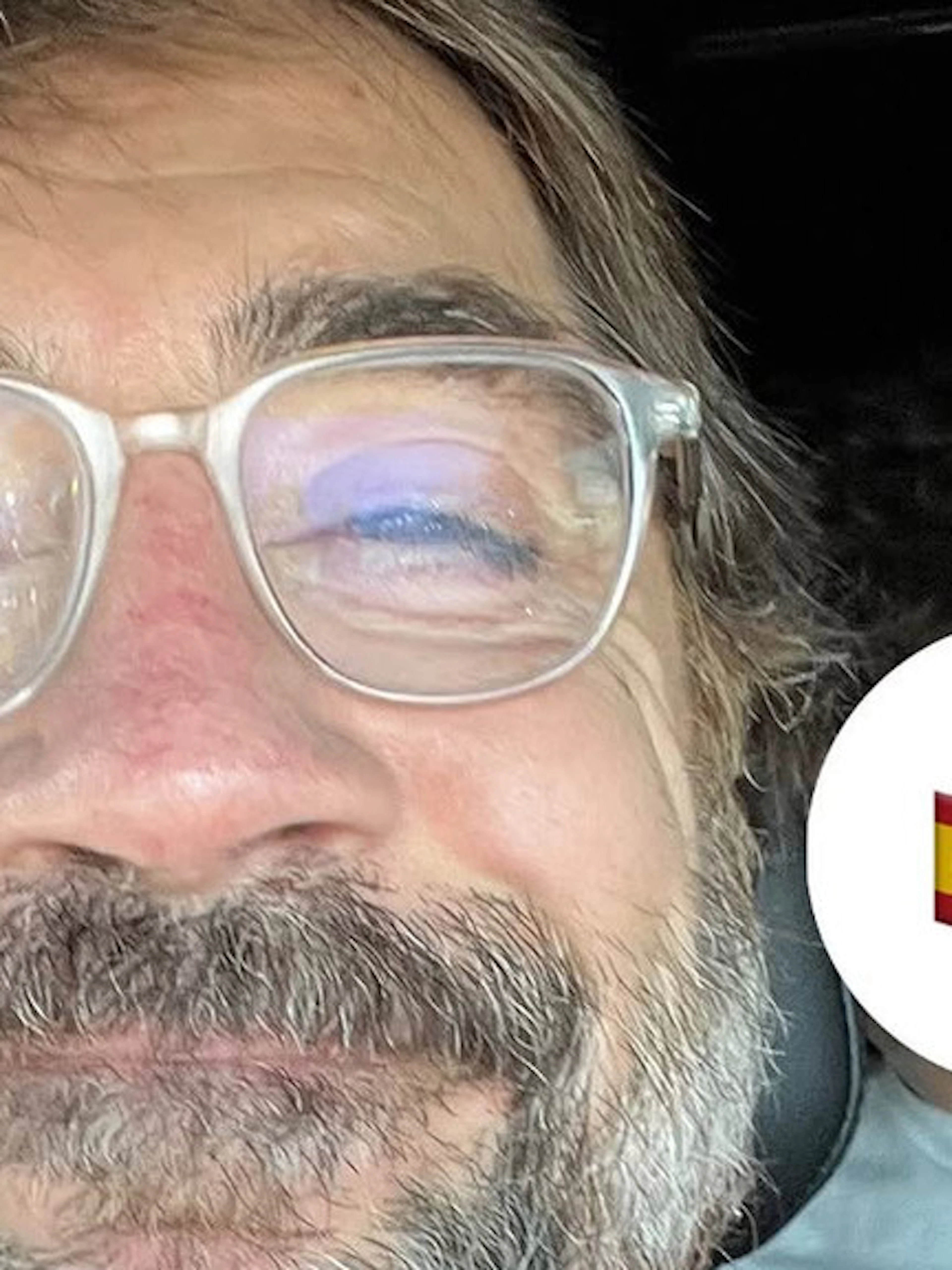 Javier Bardem célèbre la victoire de l'Espagne à la Coupe du monde