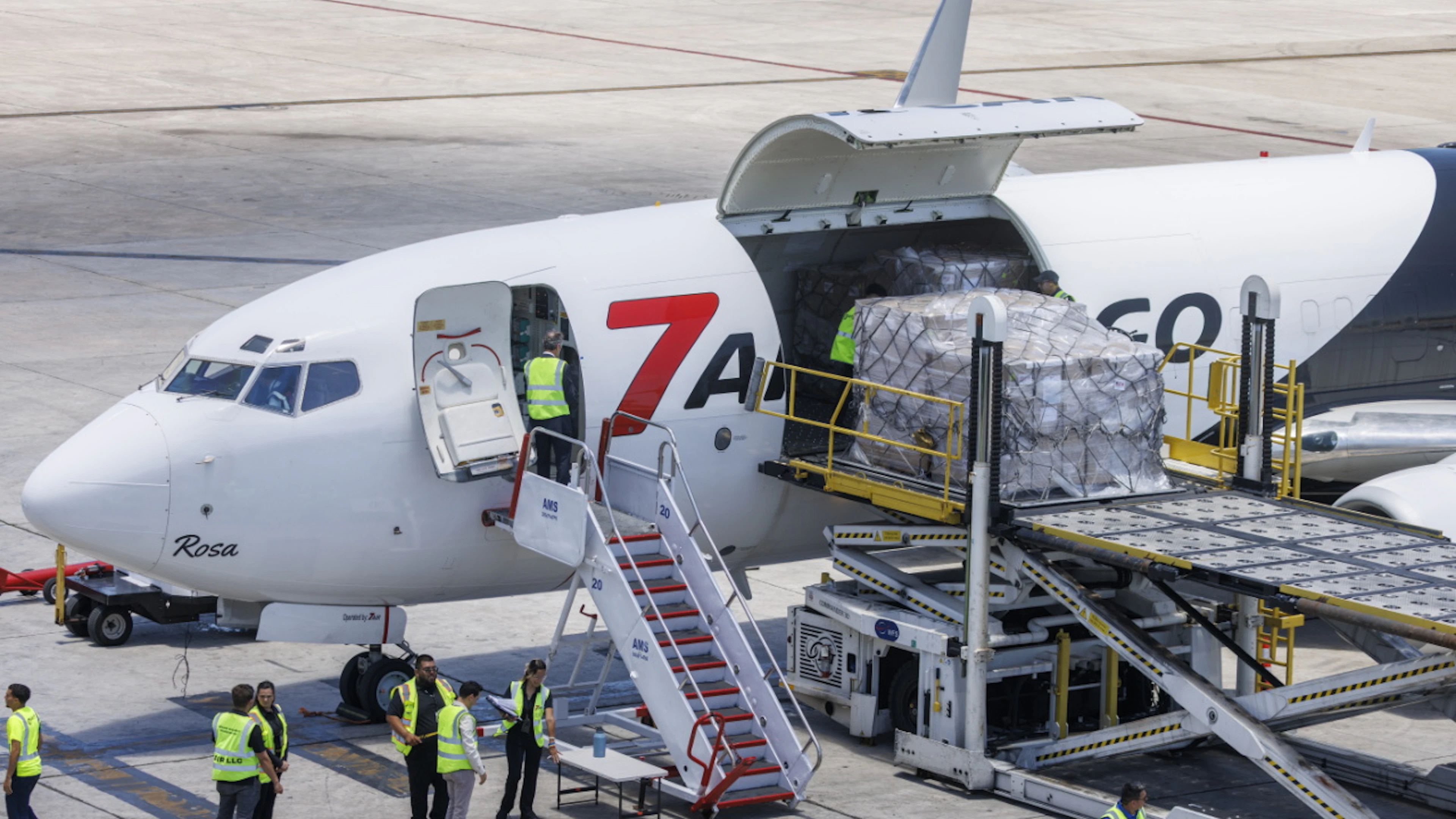 Washington envoie un avion d'aide humanitaire