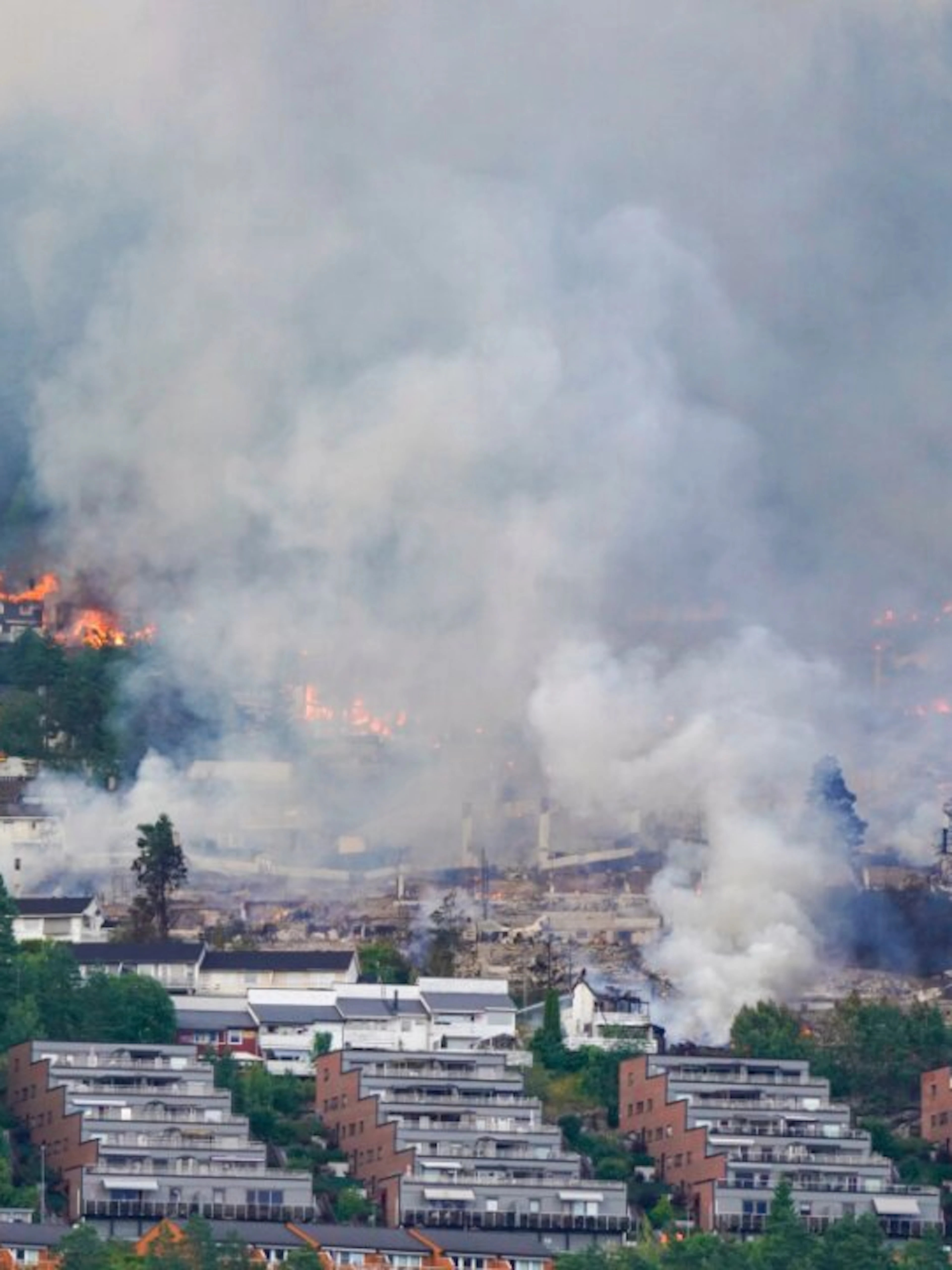 Un suspect identifié après un incendie de grande ampleur