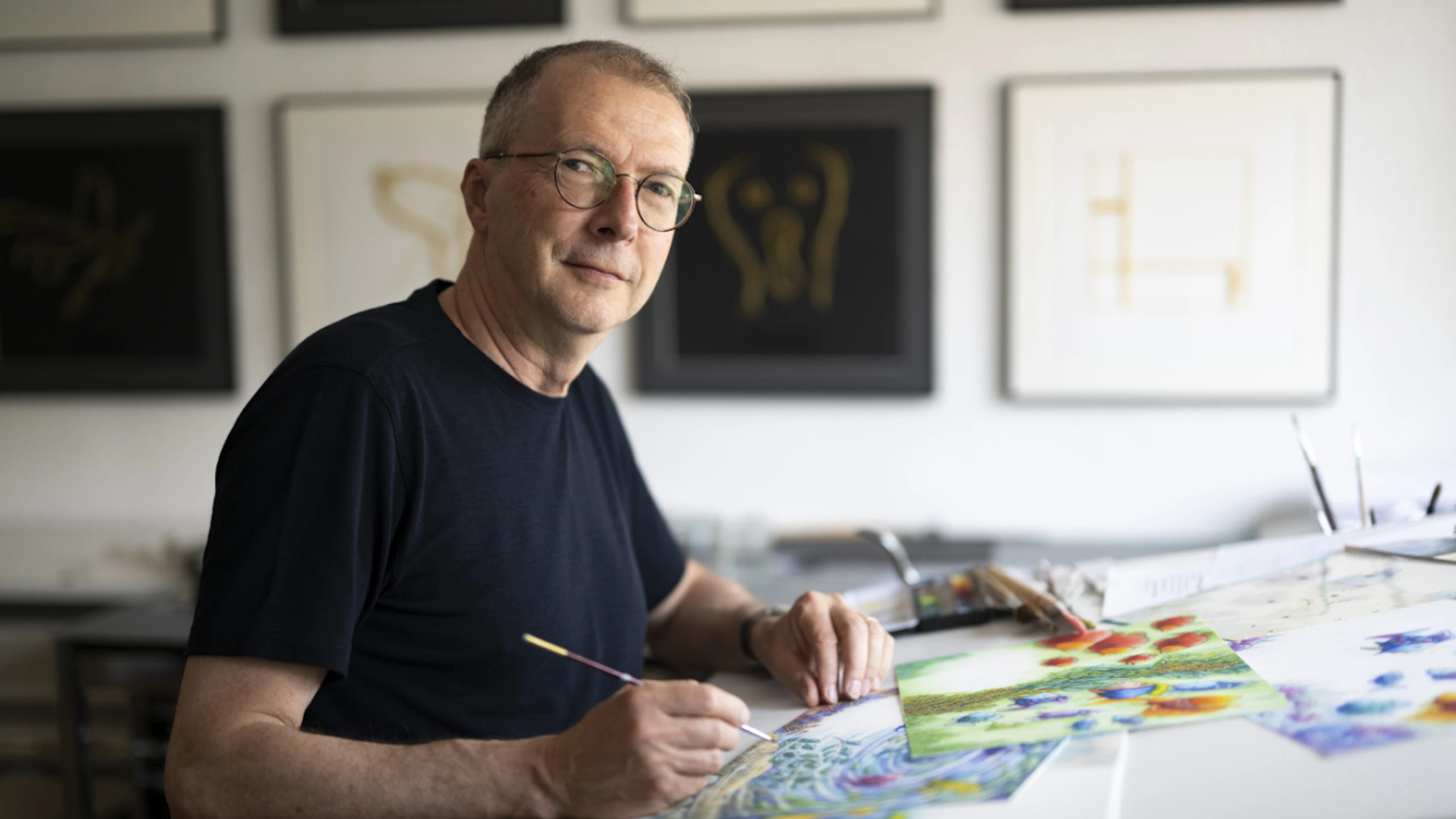 Der Bilderbuchautor und Illustrator Marcus Pfister hat 1992 mit «Der Regenbogenfisch» einen Kinderhit gelandet. Den Filmemachern bei der Augsburger Puppenkiste vertraut er seine Geschichte an: «Das sind Profis.»