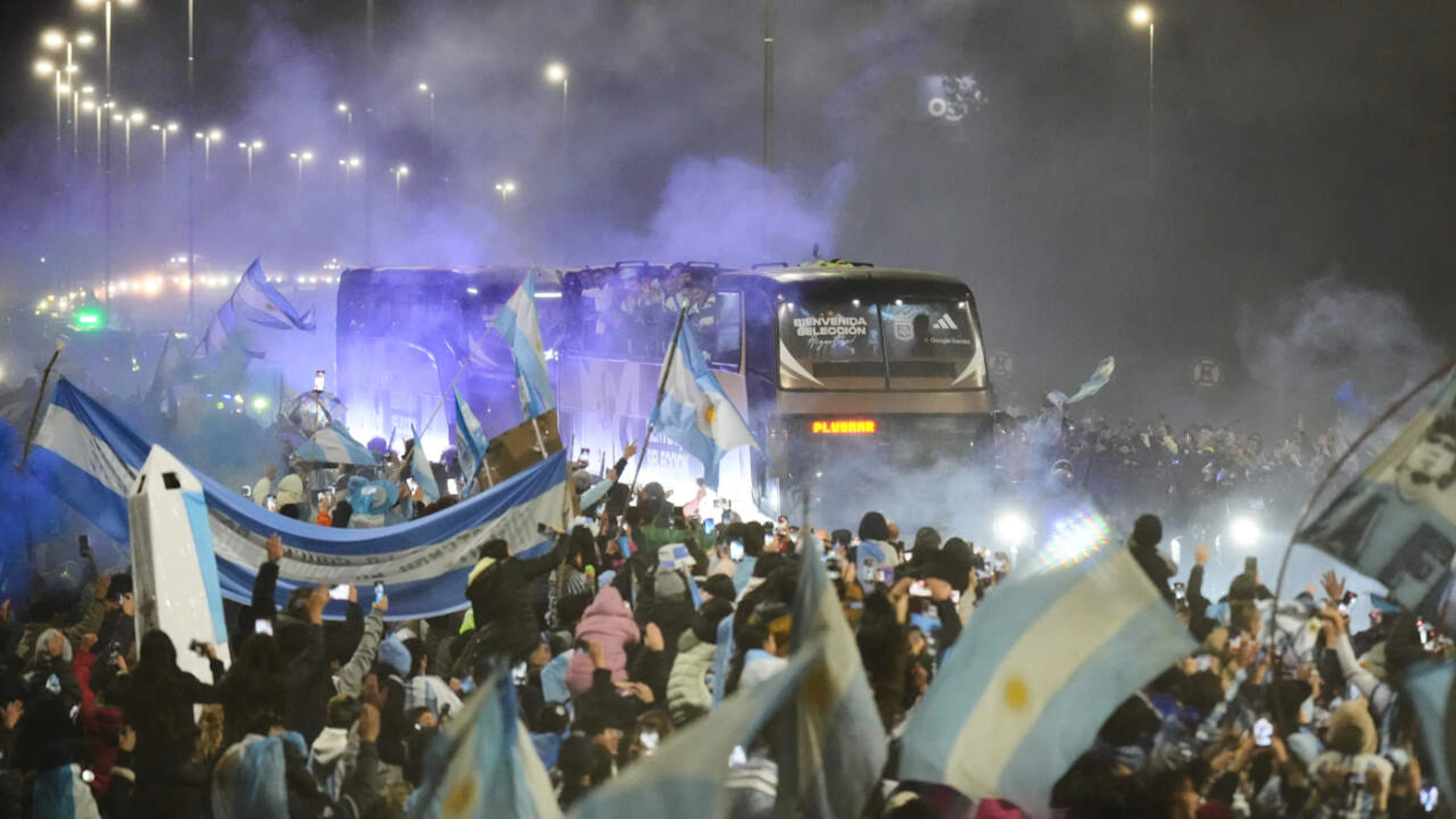 Kurzer Empfang ohne Messi für Argentinier in Buenos Aires