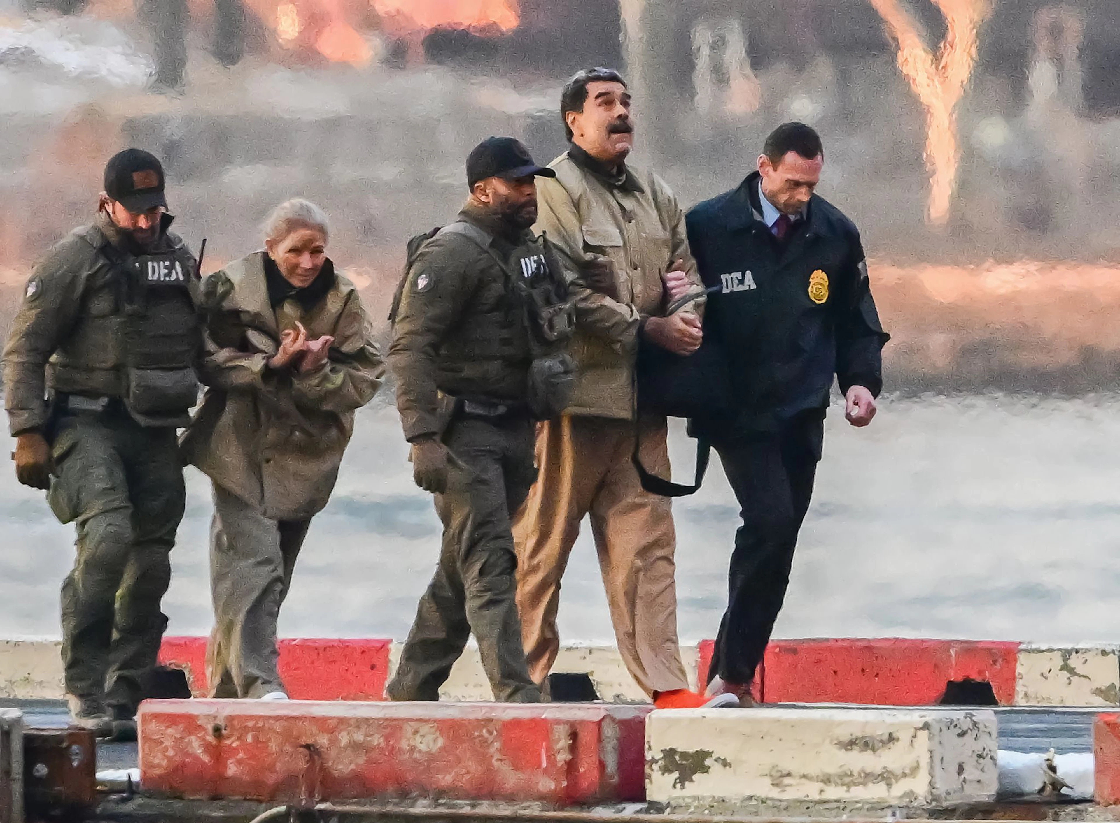 Maduro wurde von Spezialkräften festgenommen und in die USA gebracht.