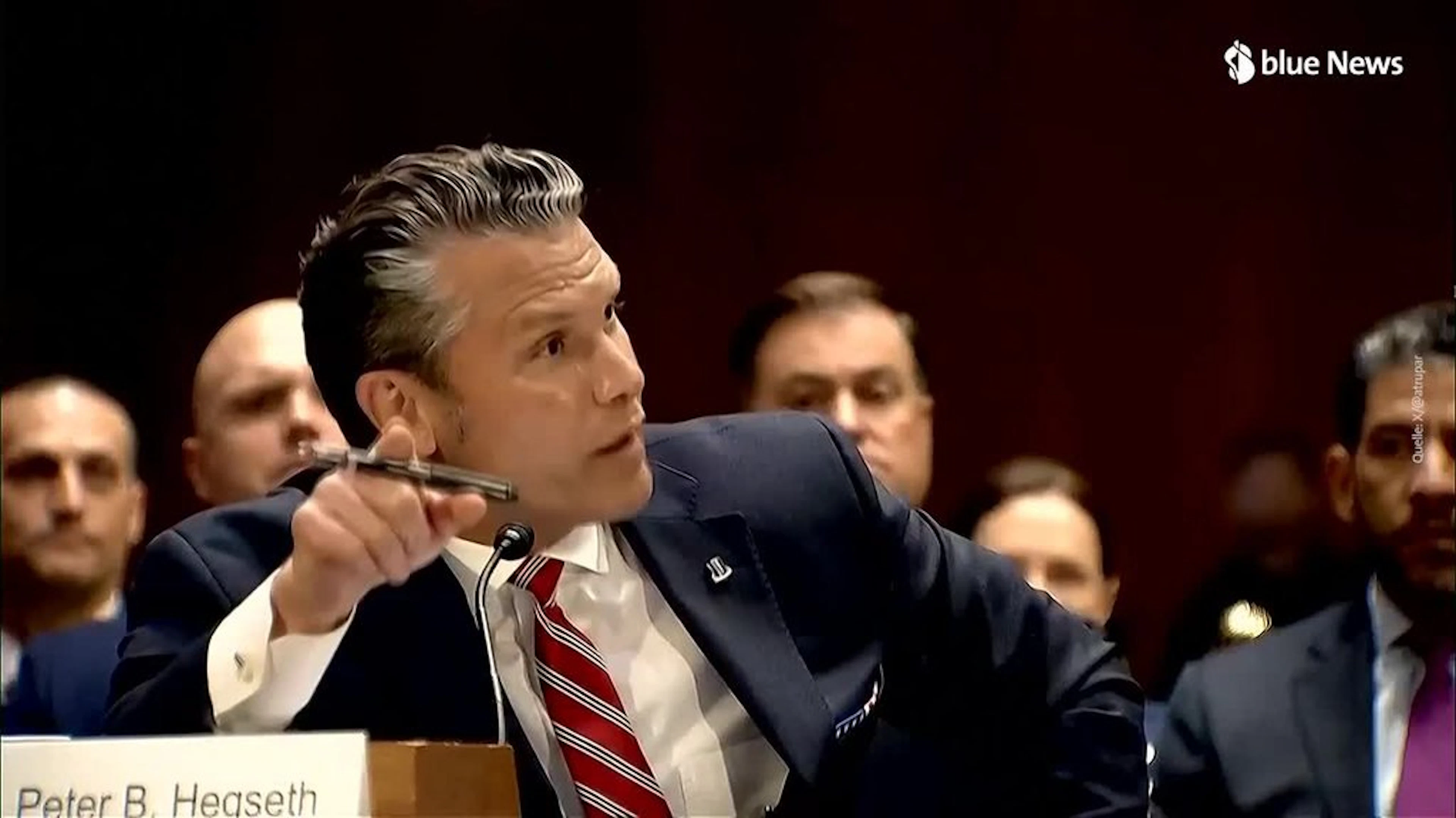 Heftiger Schlagabtausch im Senat – Hegseth streitet wegen Irankrieg