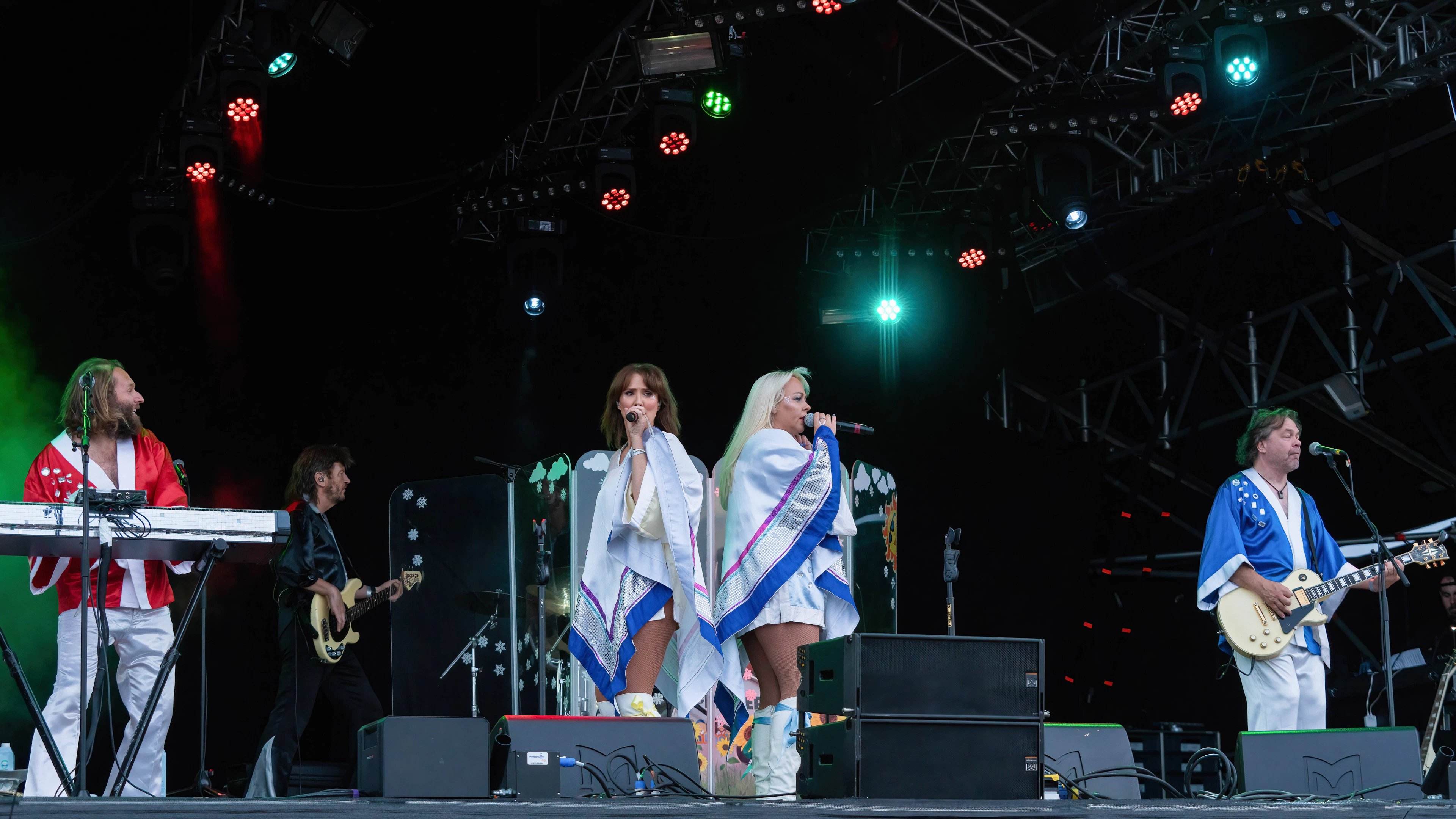 Le groupe, ici lors d'un concert au Royaume-Uni (en attendant une phioto du Paléo), a fait plus de cinq mille concerts et a une longévité de 38 ans.