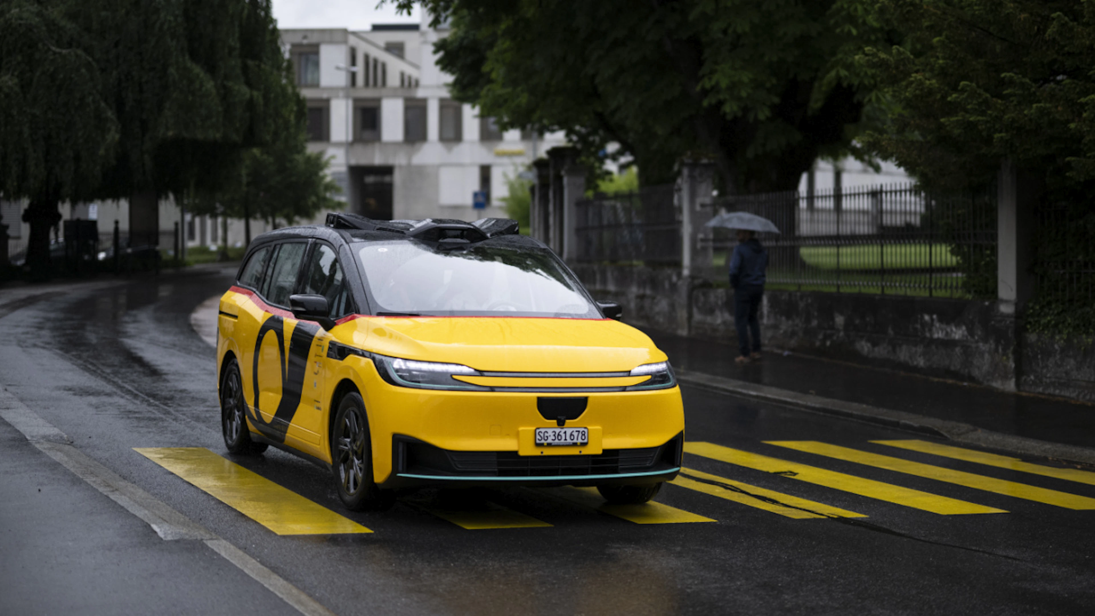 In Altst&auml;tten SG geh&ouml;ren Robotaxis bereits zum Strassenbild
