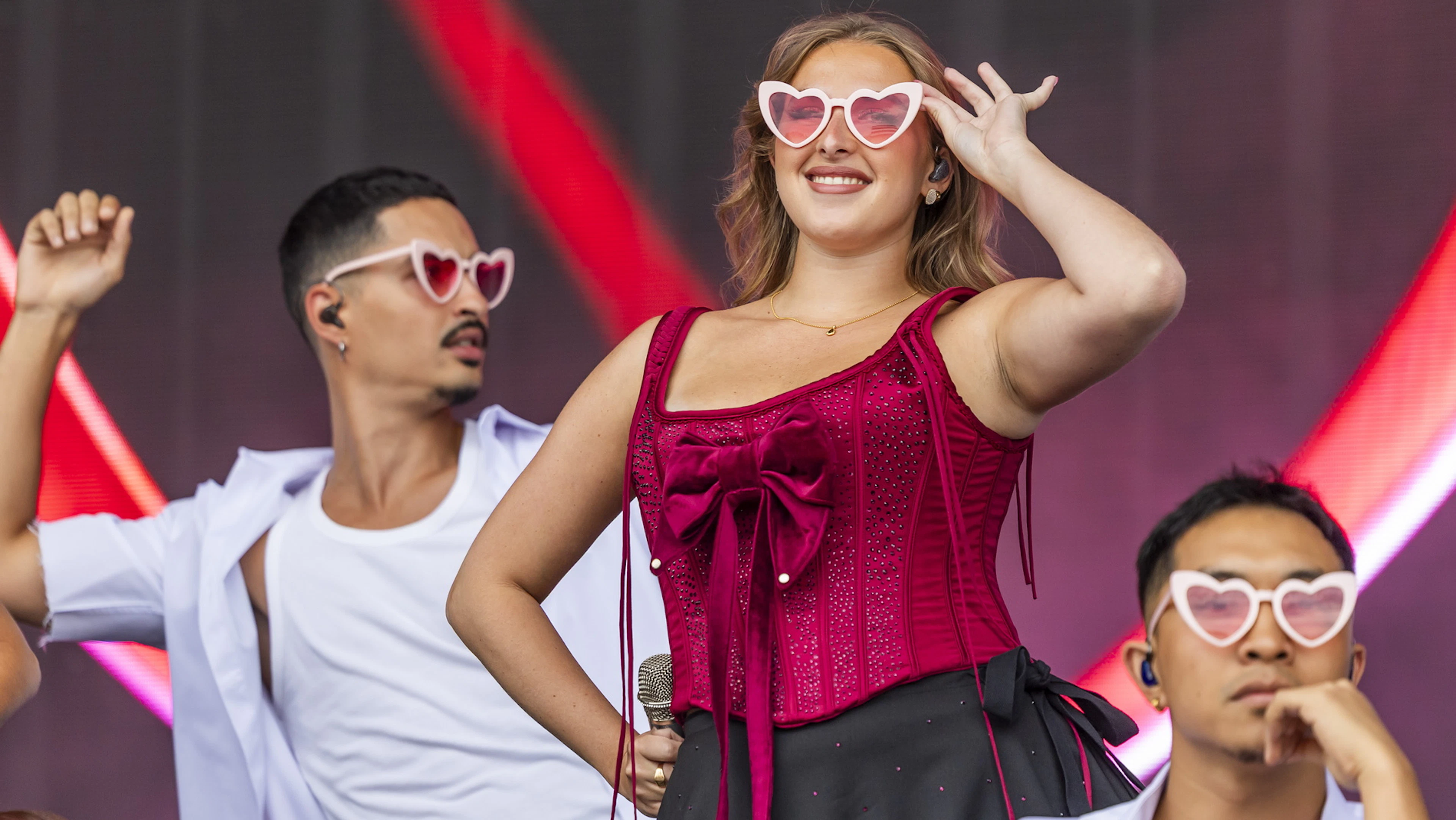 Souriante et énergique, Helena a tout donné pour les festivaliers.