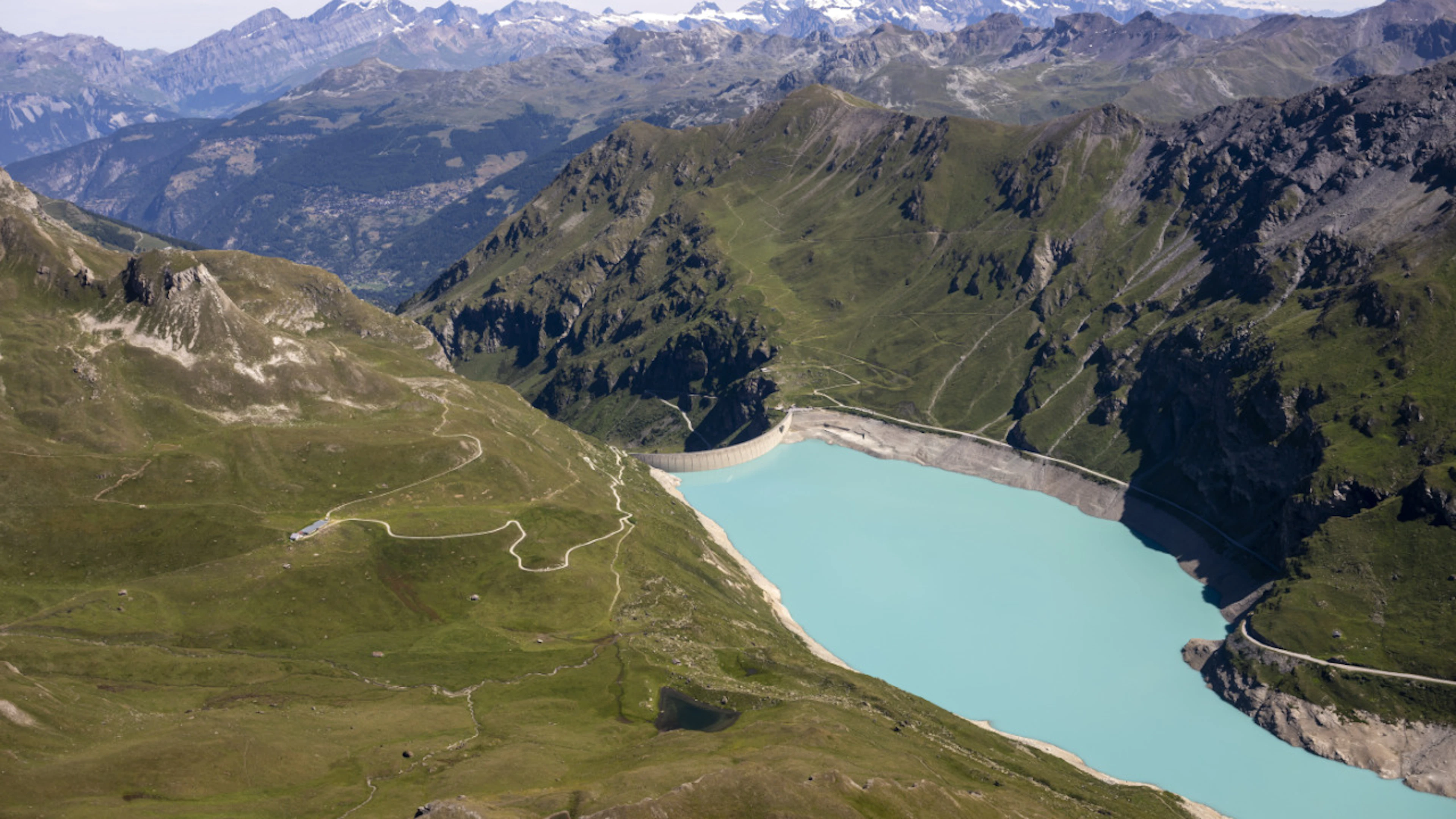 Le FestiVal d'Anniviers proposera plusieurs concerts au barrage de Moiry, dans le Val d'Anniviers (VS) (illustration).