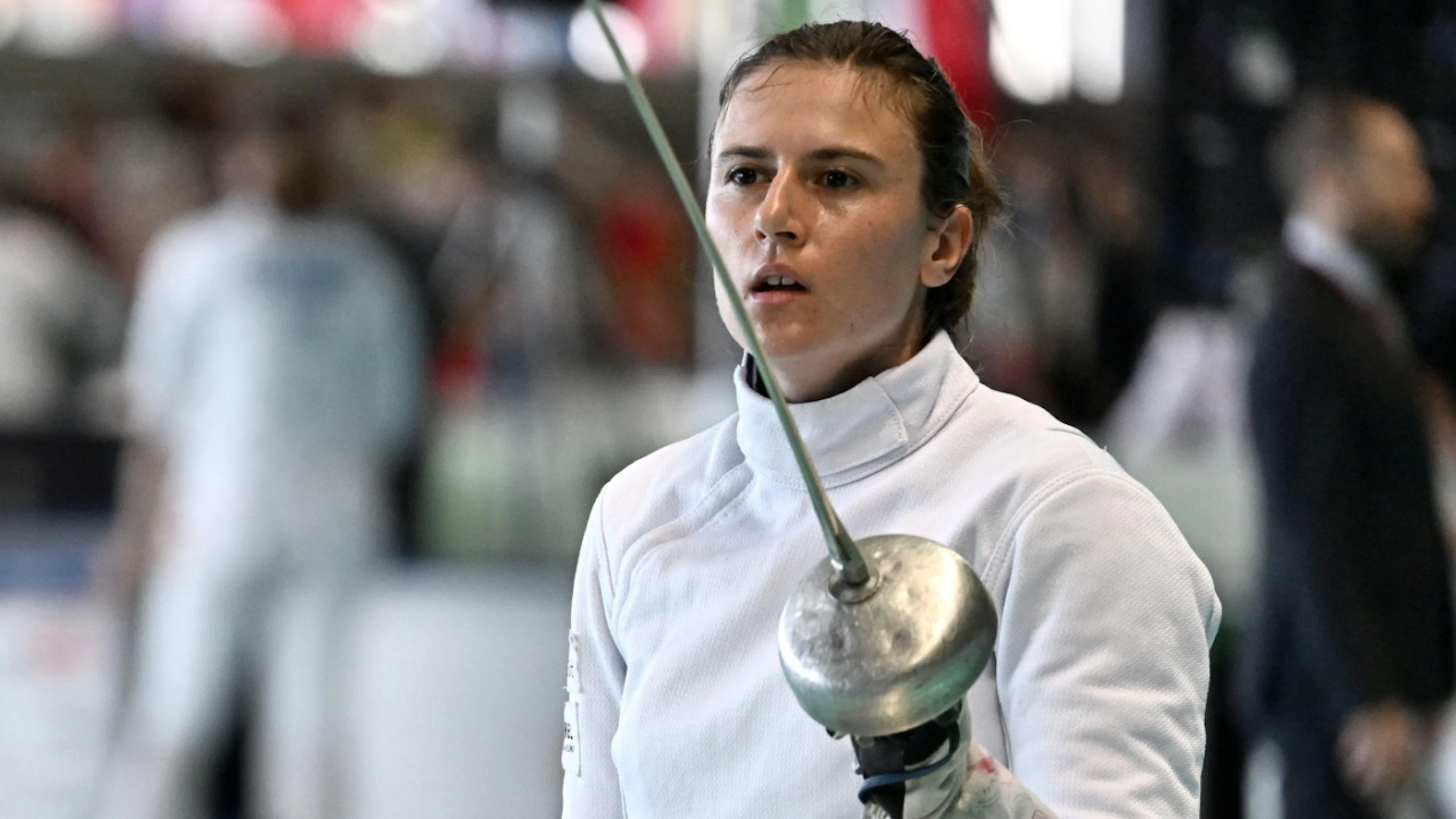 Round of 16: Swiss épée fencer Pauline Brunner falls short of a World Championship medal in the individual competition in Hong Kong