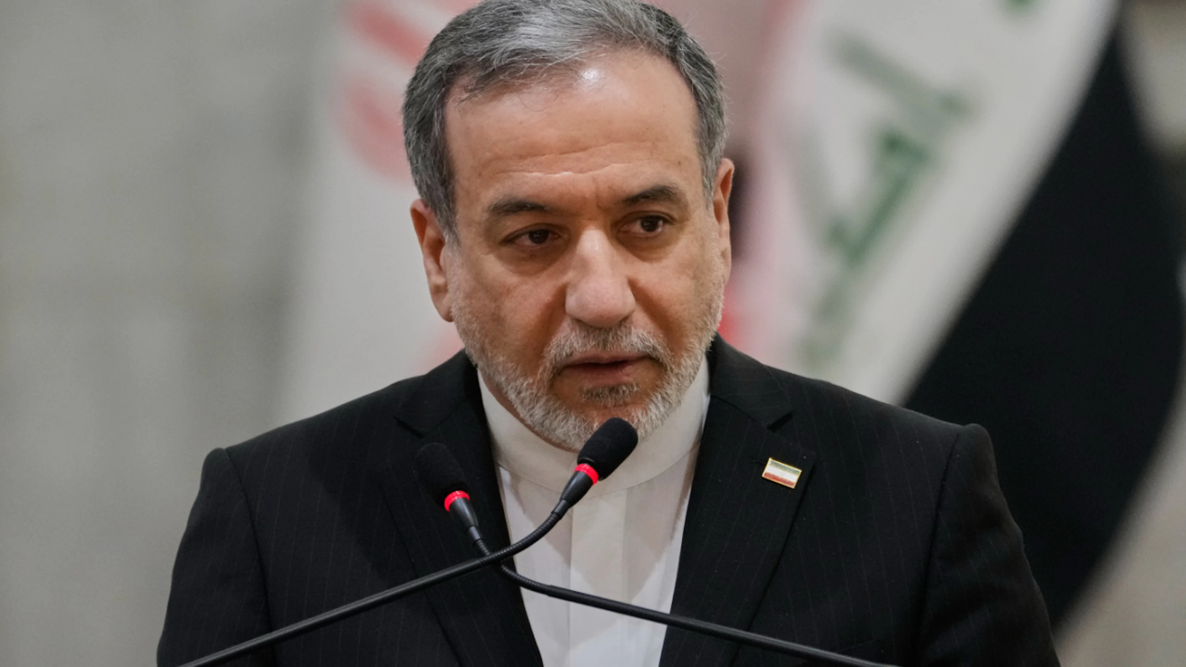 ARCHIVE – Iranian Foreign Minister Abbas Aragchi speaks during a press conference. Photo: Hadi Mizban/AP/dpa