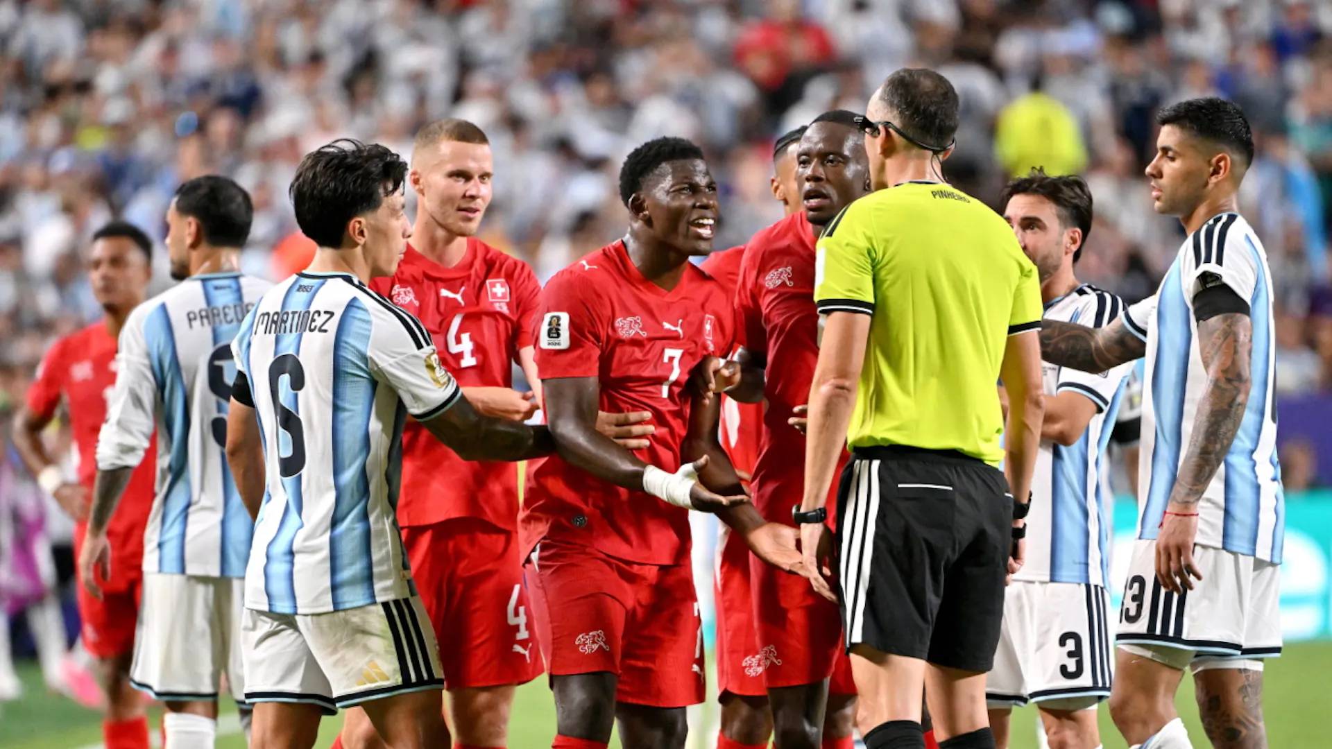 A yellow-red card against Embolo does not comply with the rules