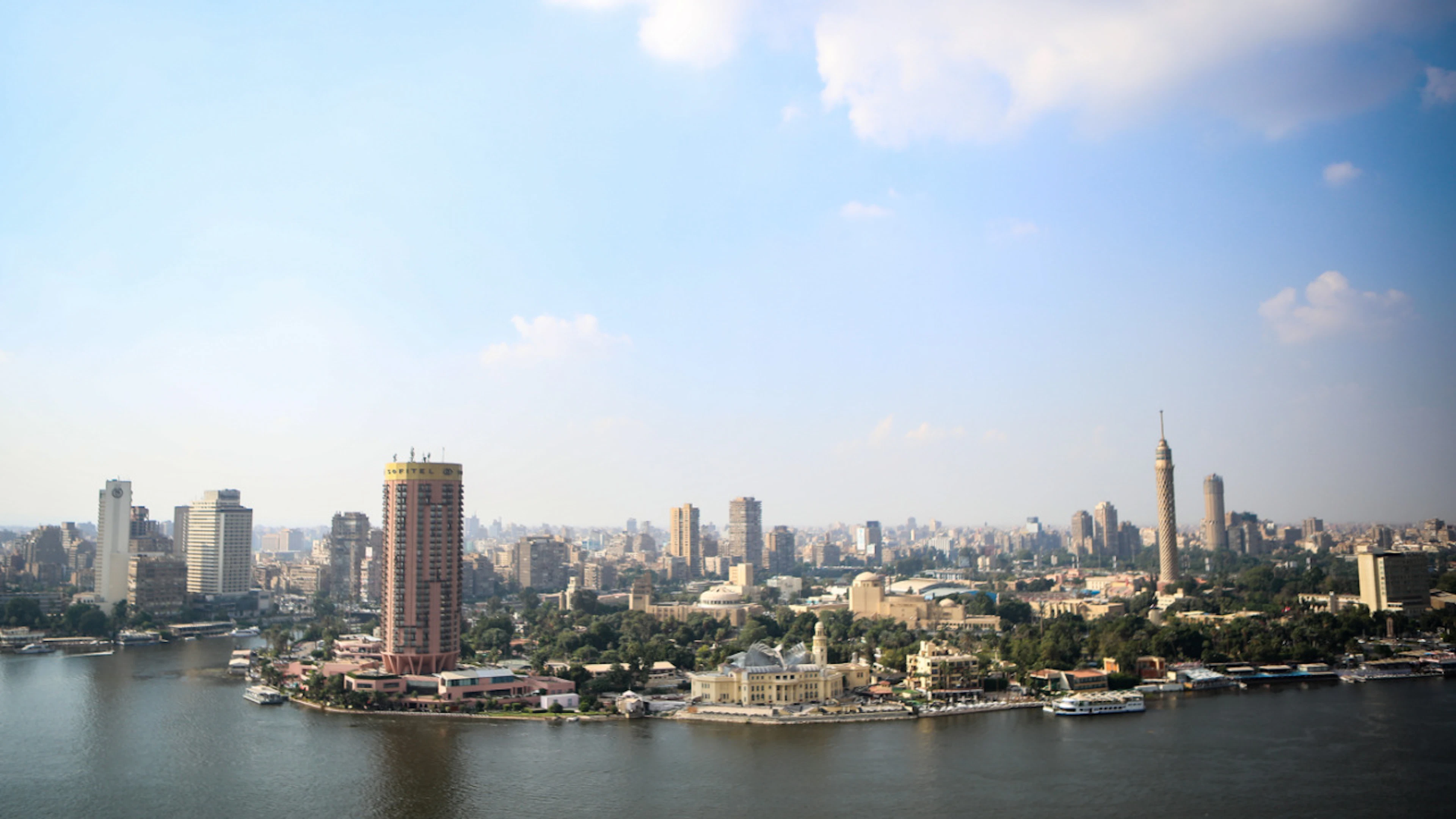 ARCHIVE – View of the Cairo Tower (right) and the Opera House (center) on Gezira Island, surrounded by the Nile. Photo: Gehad Hamdy/dpa/stock photo