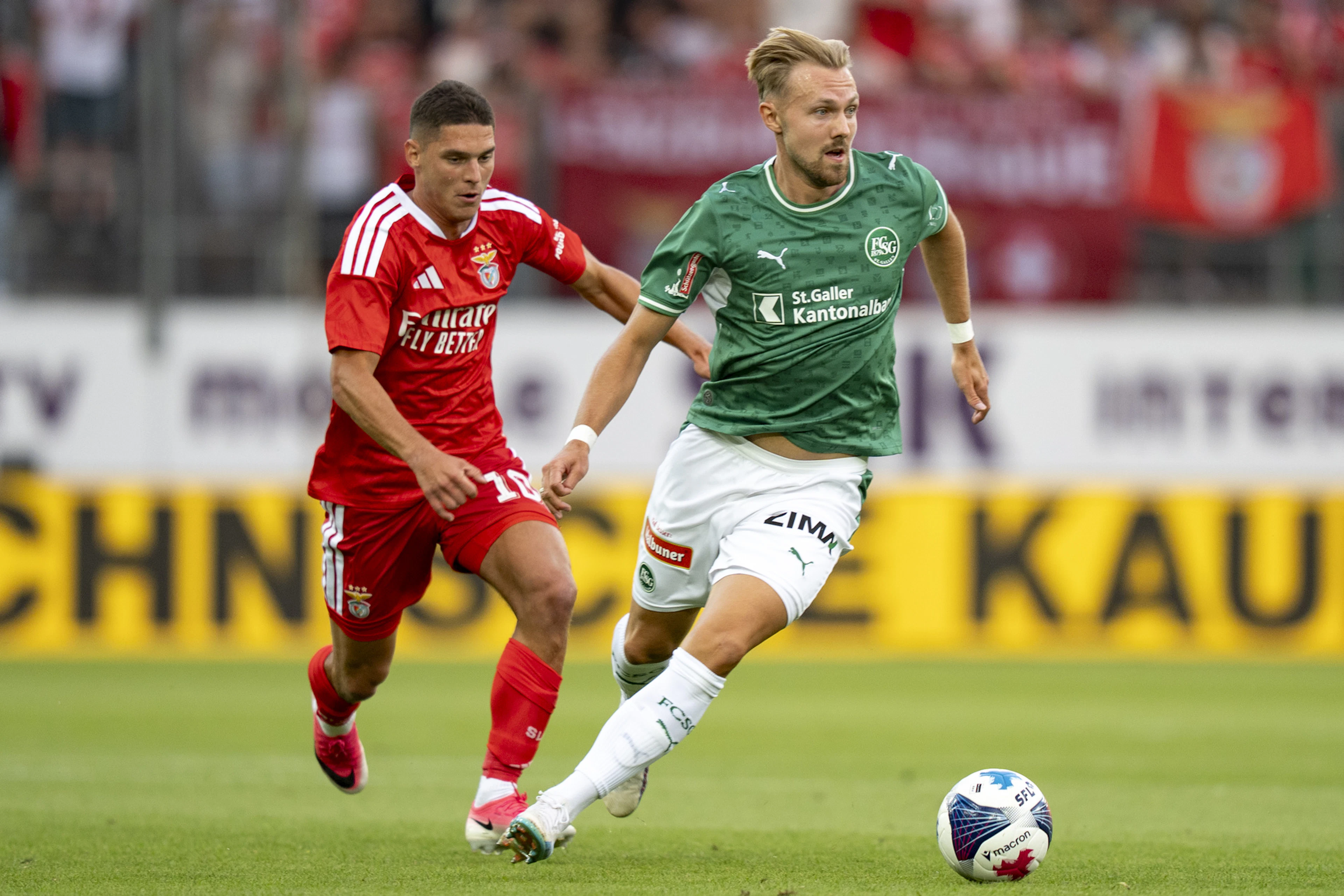 Nach dem 2:1 im Hinspiel setzt es für St.Gallen eine 0:5-Niederlage ab.