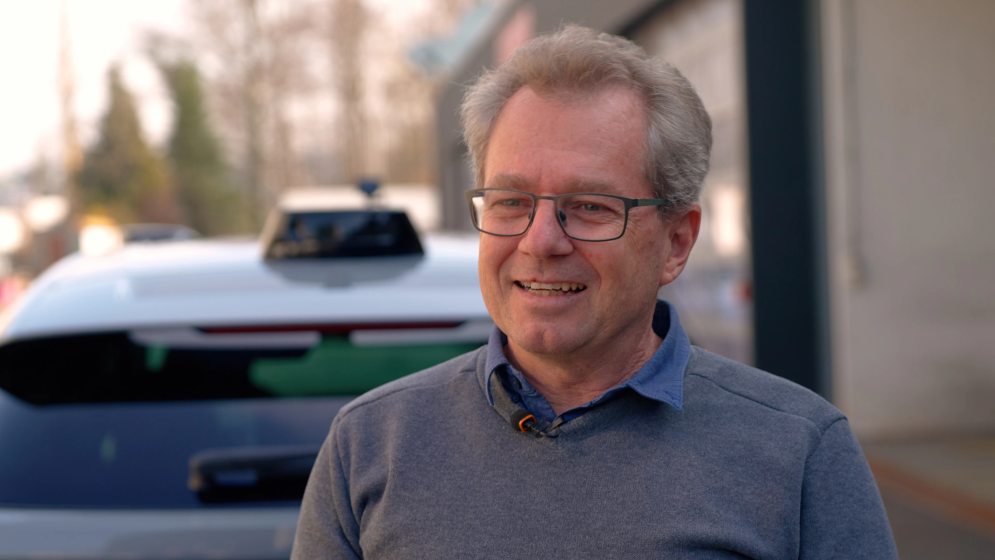 Professor Raphael Murri gives a positive assessment of his first automated drive on Swiss roads.