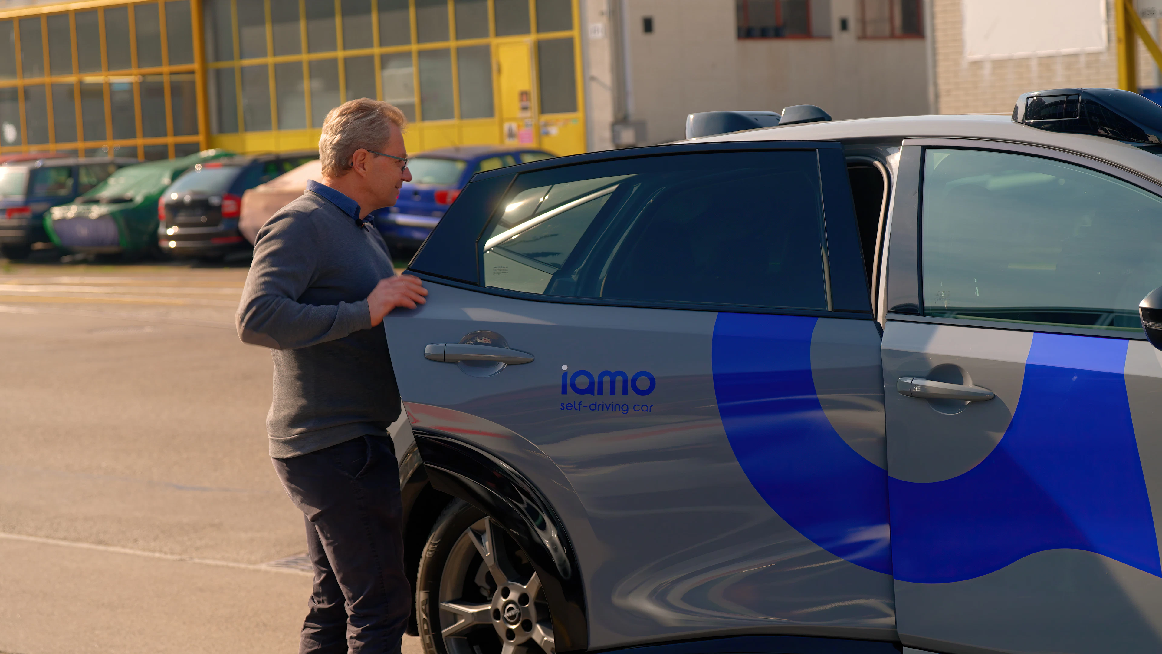 Professor Raphael Murri, an expert in autonomous driving, is testing the technology for the first time on public roads.