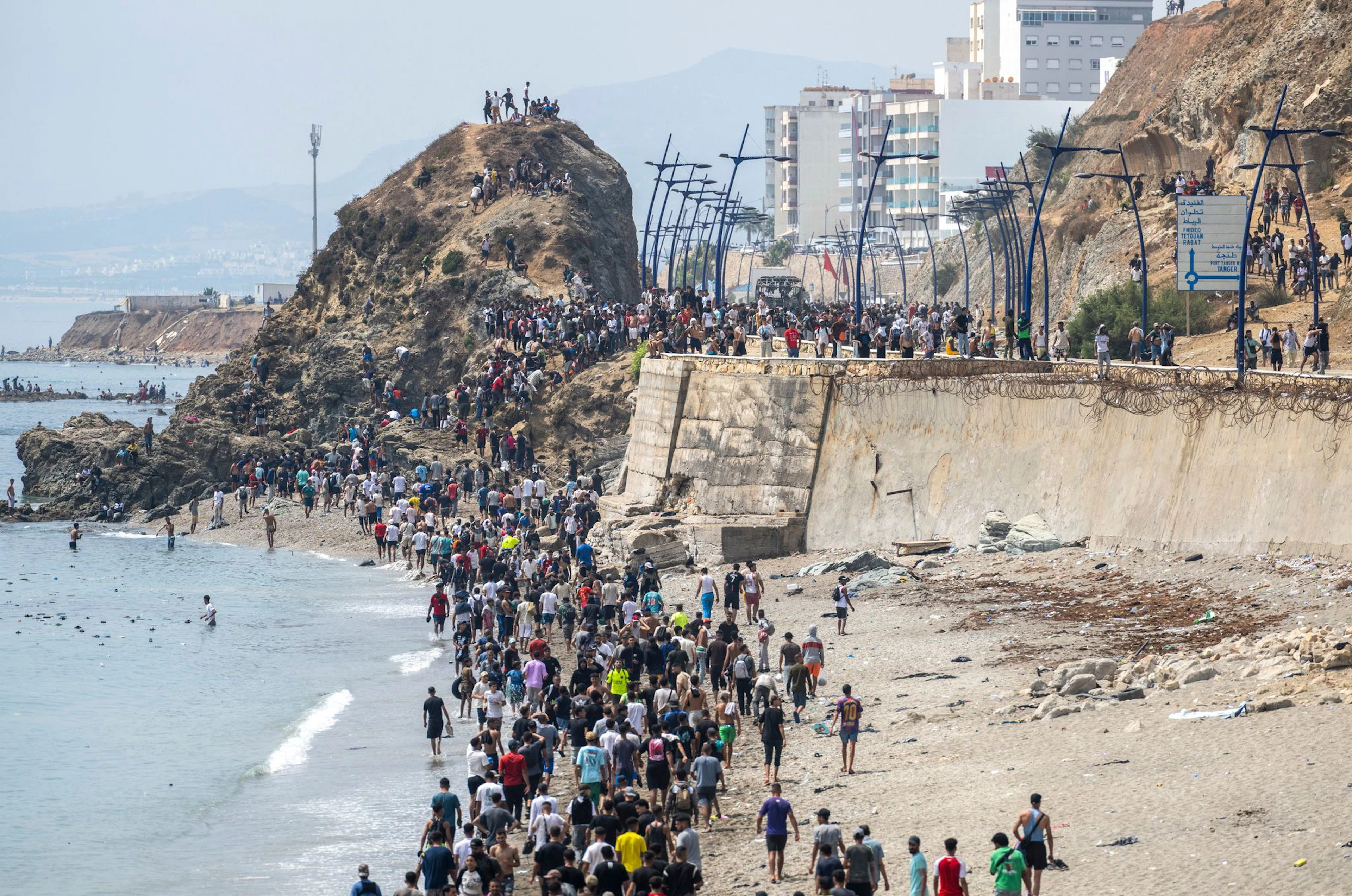 Migrationskrise in Ceuta: Laut spanischer Regierung sind die meisten irregulären Migrant:innen nach Marokko zurückgekehrt.