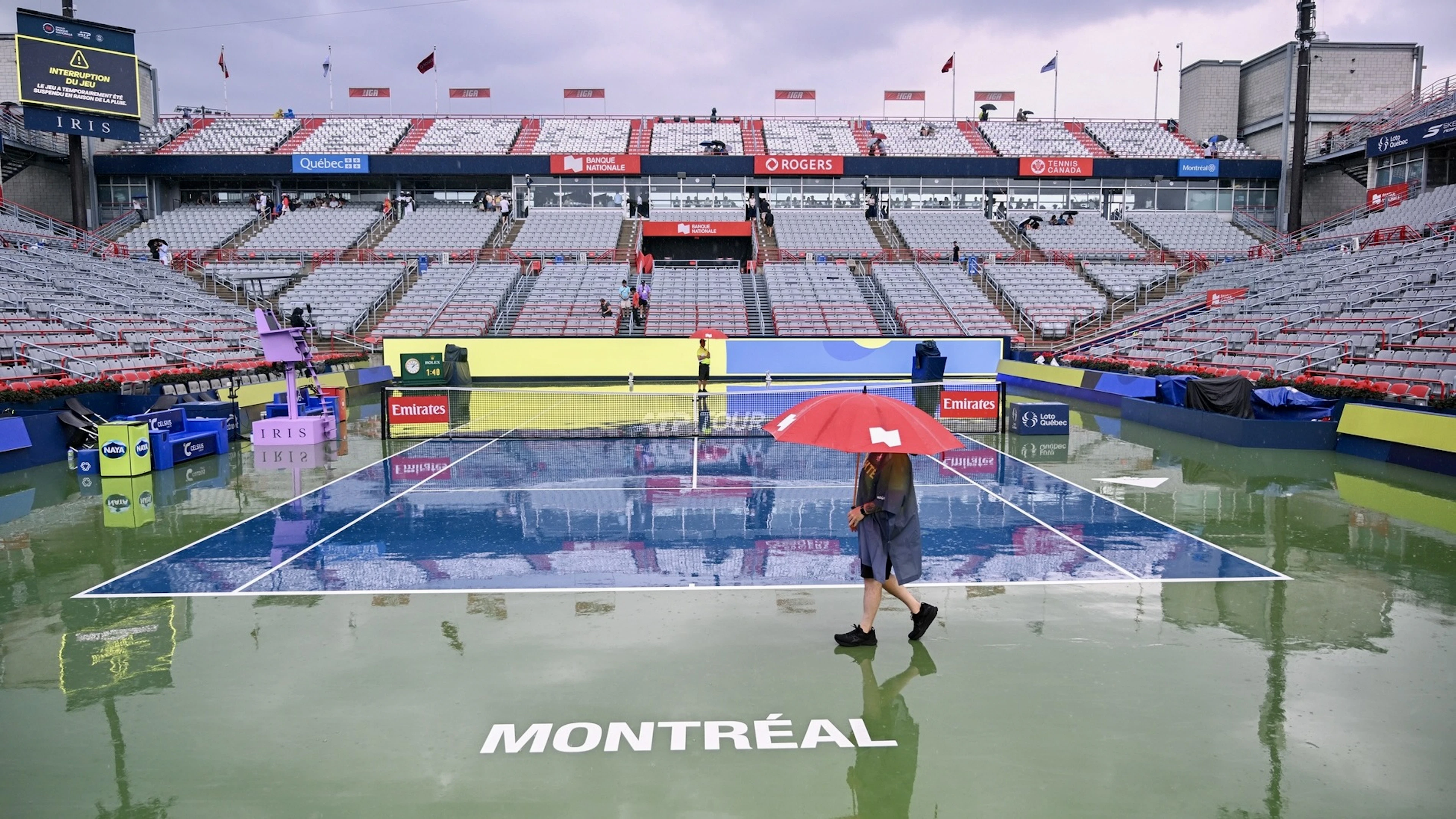 La météo joue les trouble-fête dans les tournois nord-américains