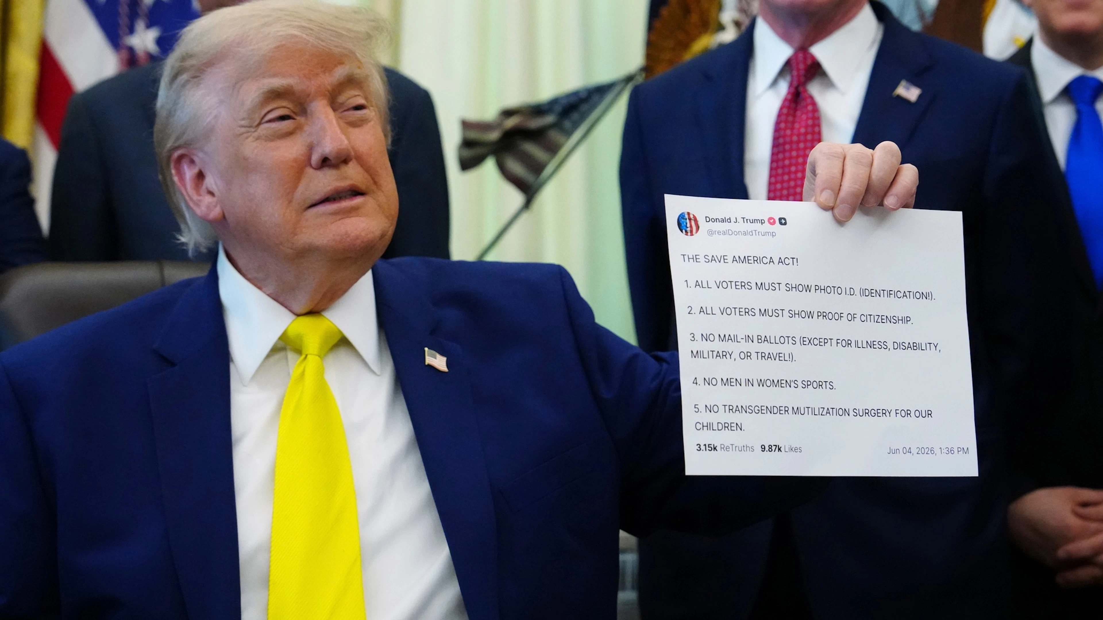 Trump verkauft jetzt einen Zeitvorsprung – für 100'000 Dollar im Monat