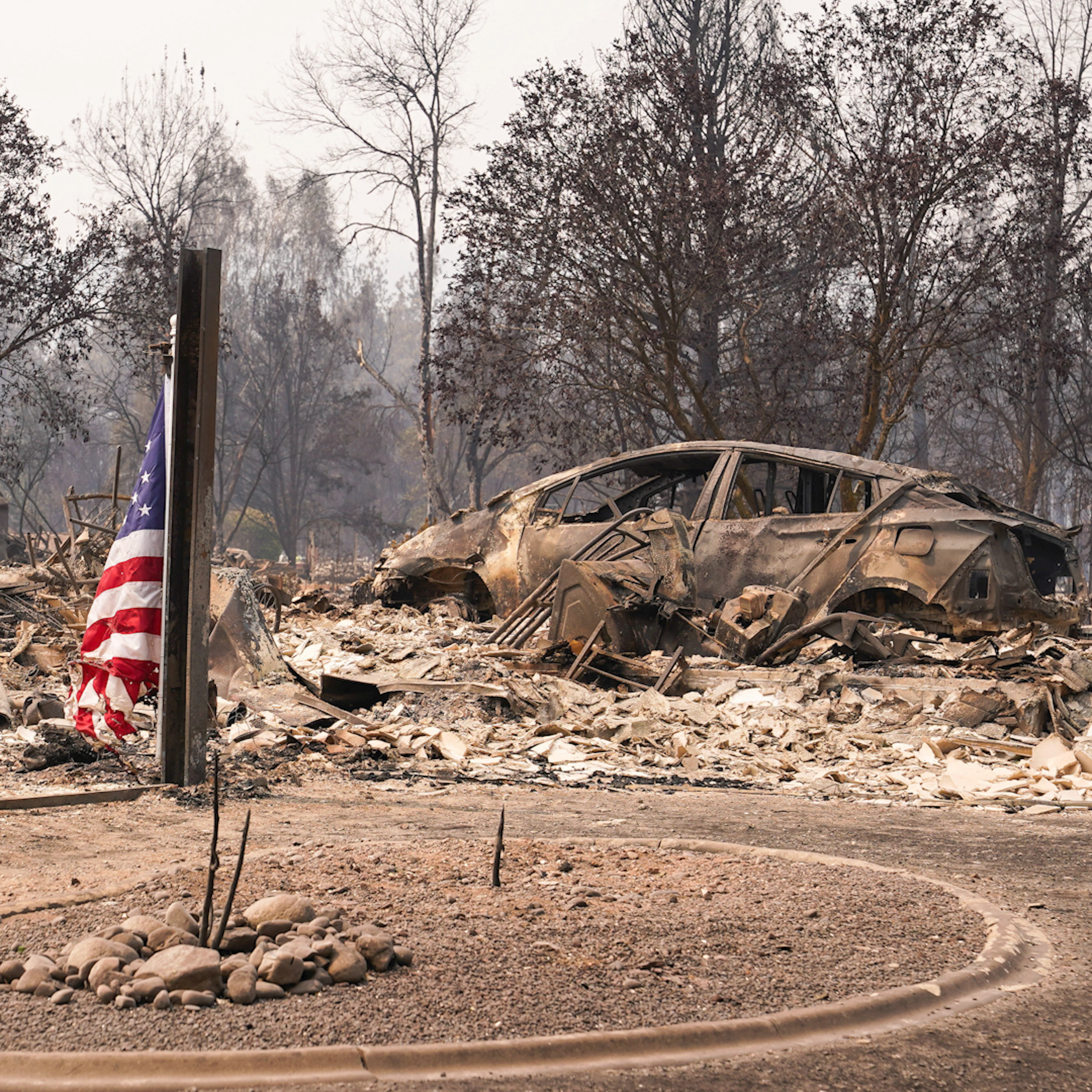 Feuerkatastrophe in den USA