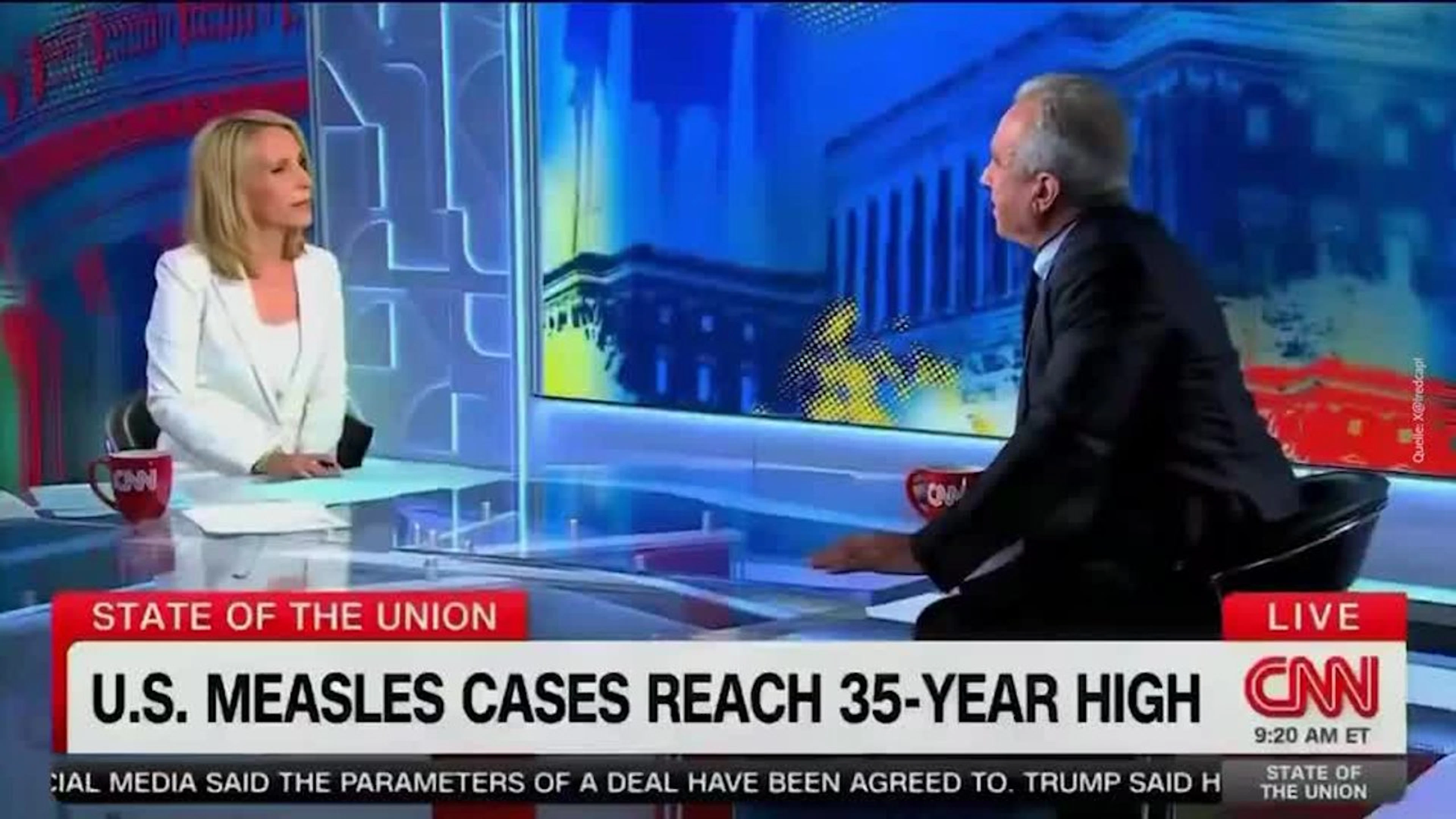 Robert F. Kennedy Jr pète les plombs en direct