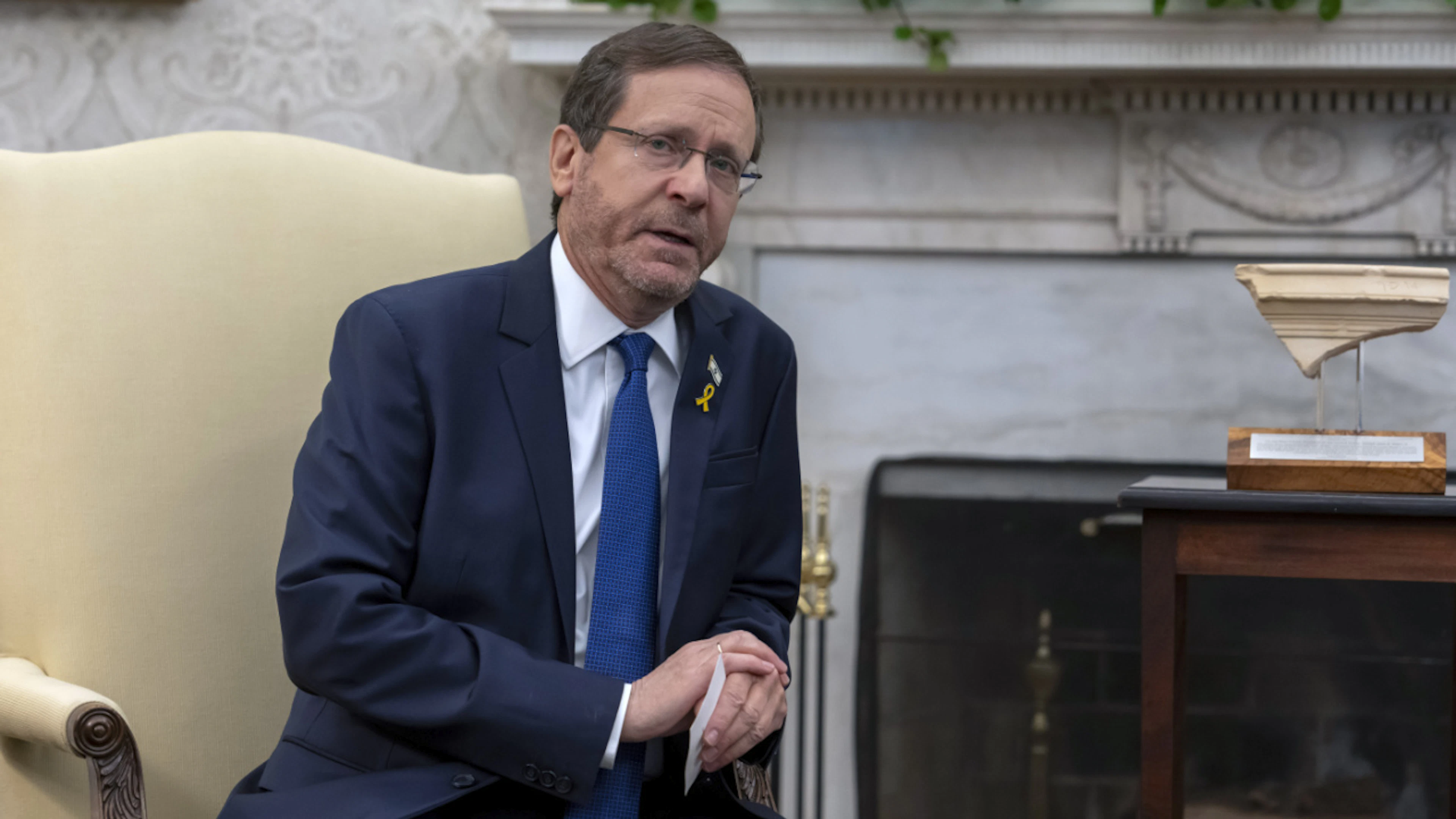 ARCHIVE – Israeli President Yitzhak Herzog. Photo: Ben Curtis/AP/dpa/Archive photo