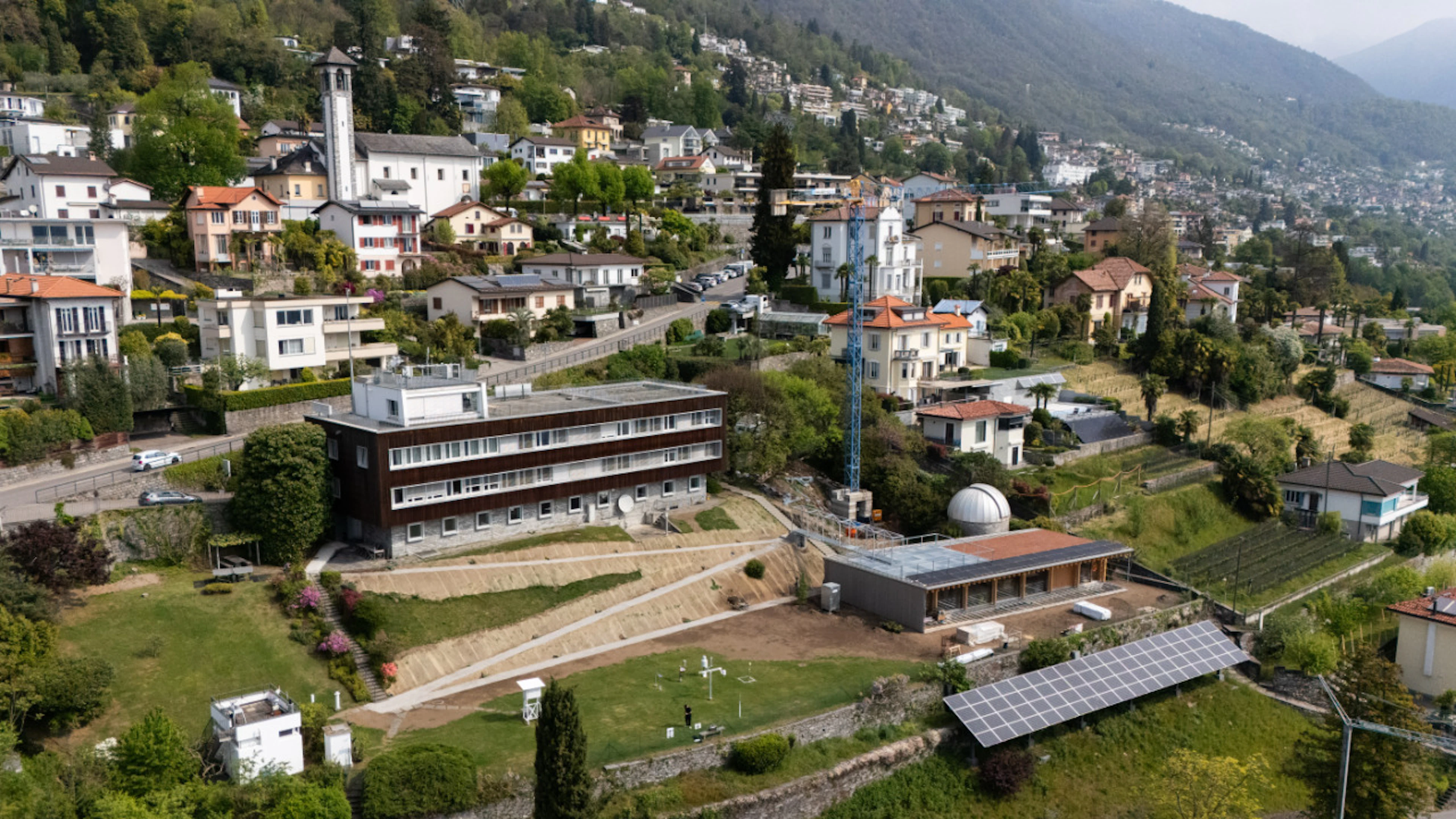 In Locarno-Monti, Ticino (pictured), the temperature reached 34.8 degrees on Wednesday afternoon, breaking the record for the highest temperature ever recorded at this weather station on August 5.