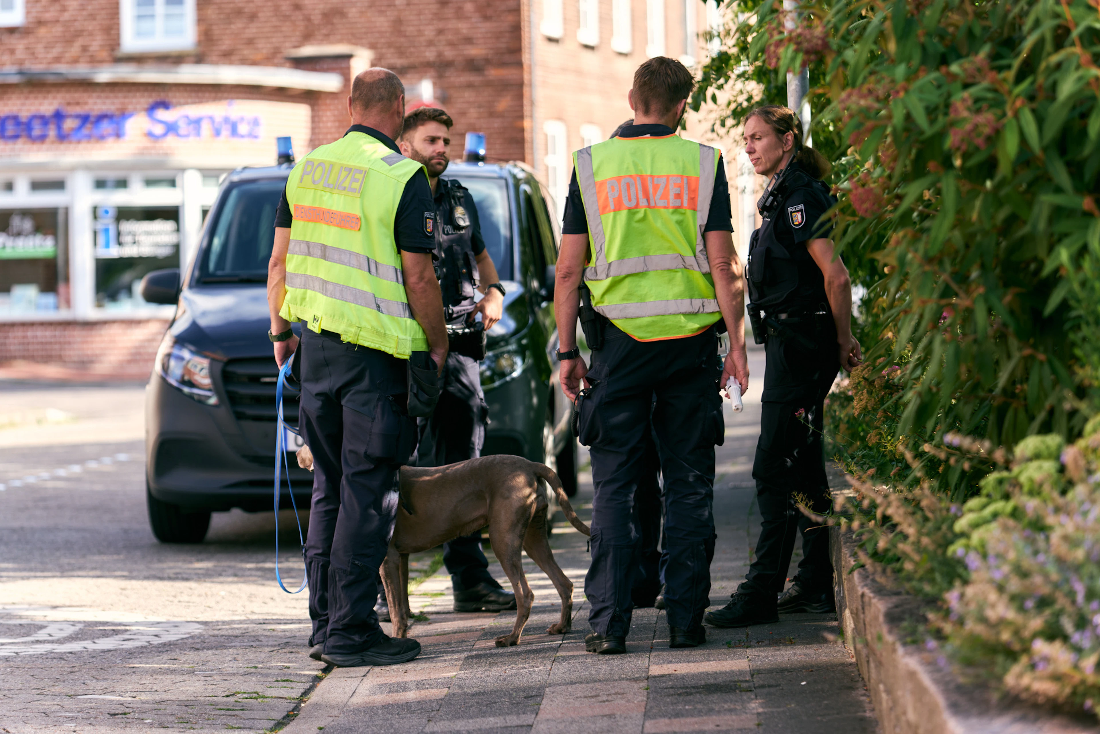 The search for Bella went on for hours.