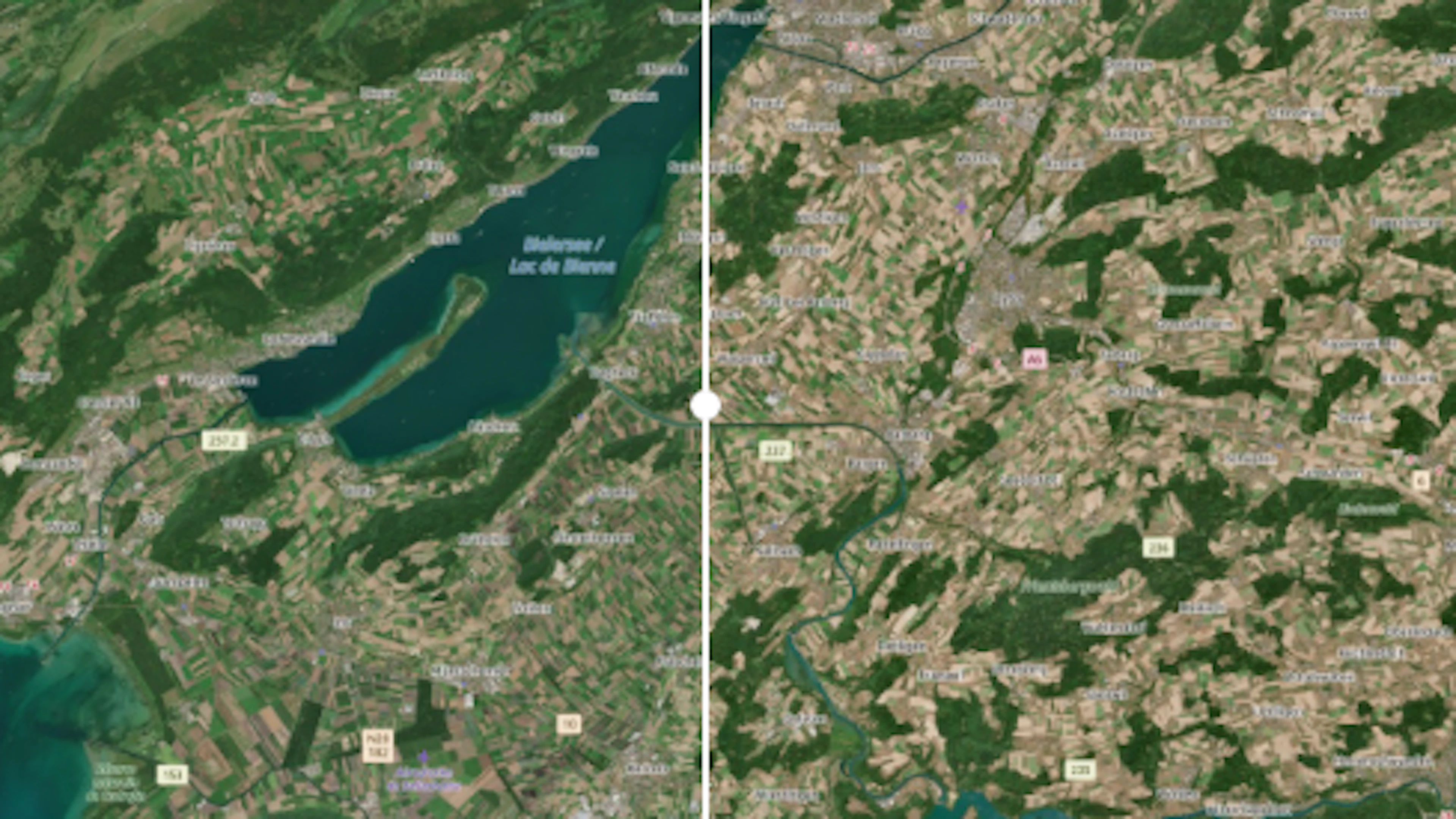 Erschreckende Satellitenbilder zeigen das ganze Ausmass der Dürre