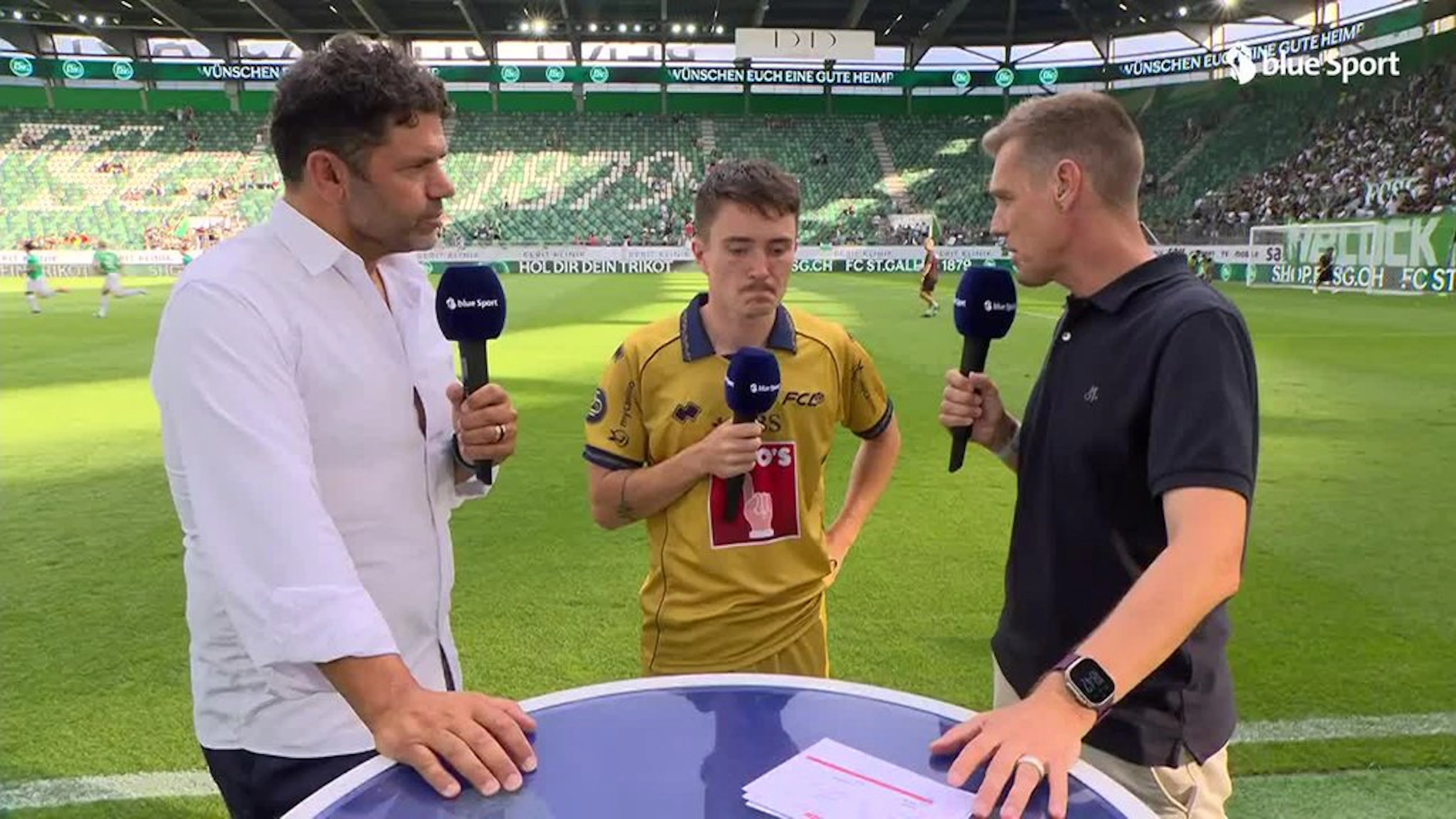 Di Giusto: «Ich dachte, am Trikot oben ist es kein Handspiel»