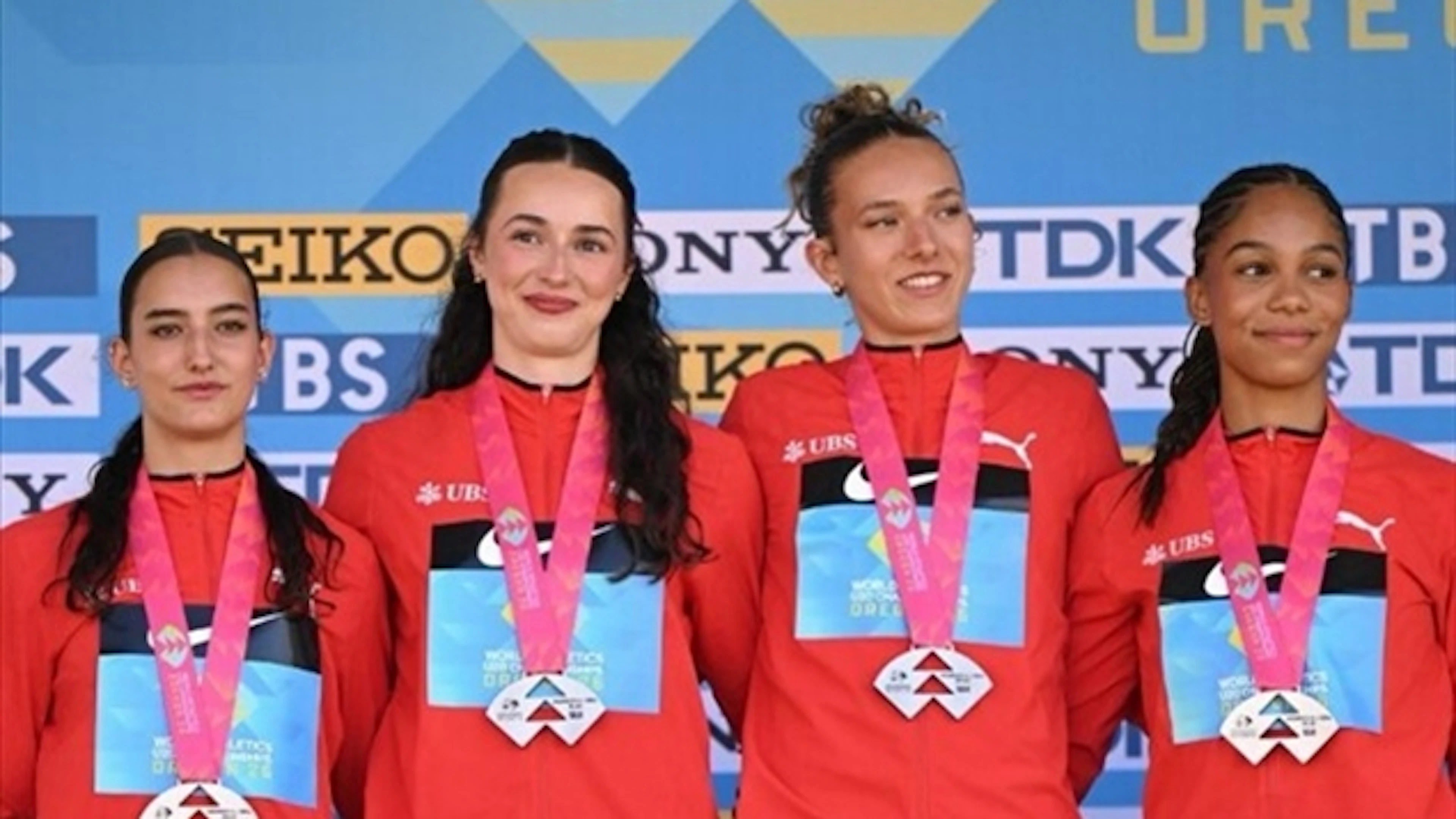 Argento per le svizzere U20 dell'atletica