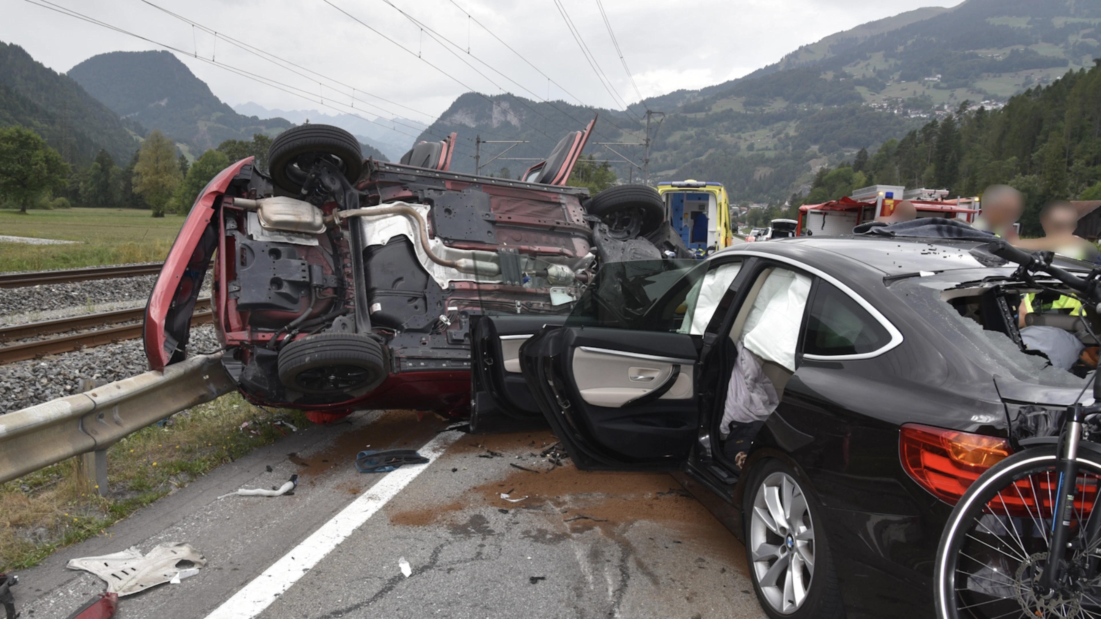Schwerer Crash in Schiers GR – zwei Personen tot