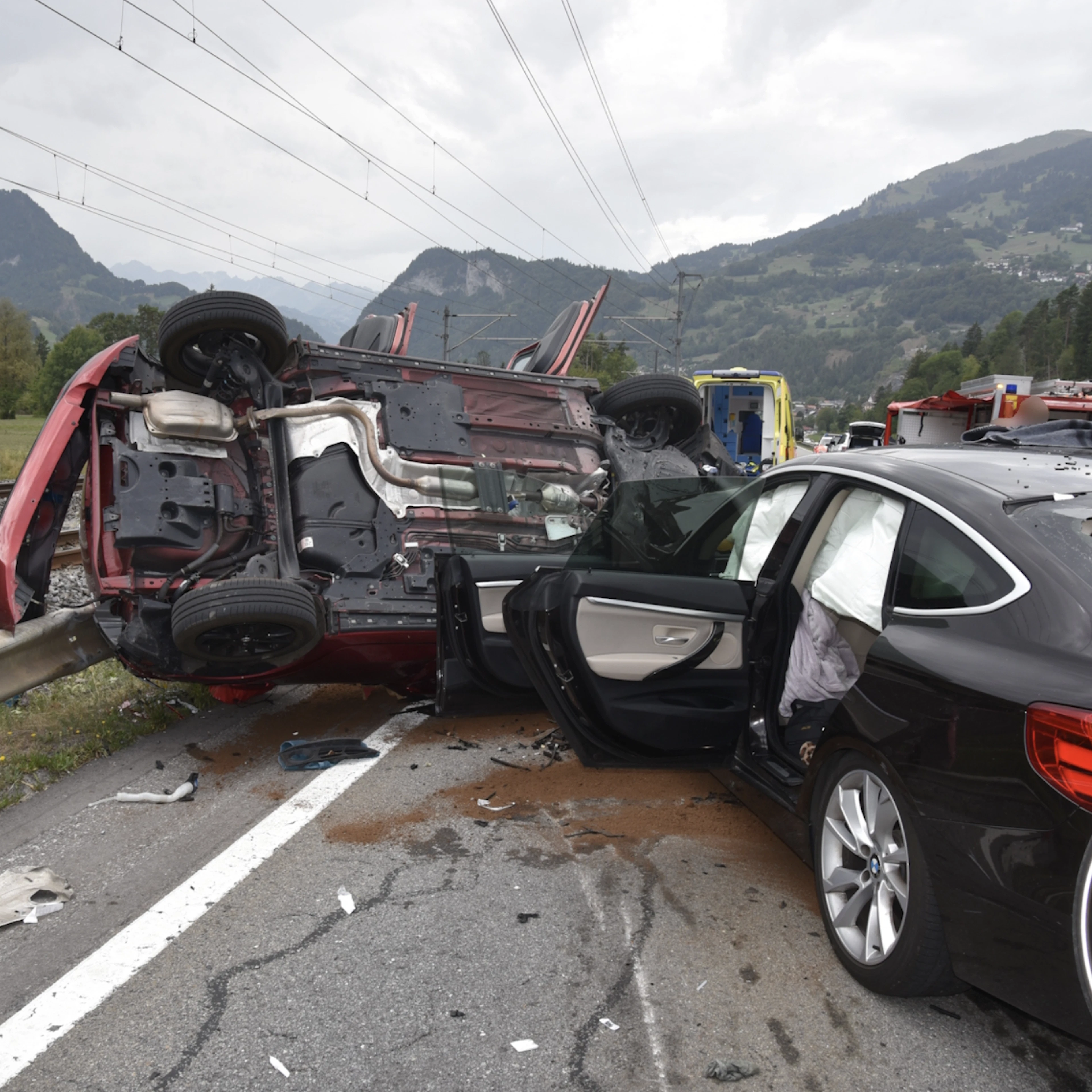Several seriously injured people
