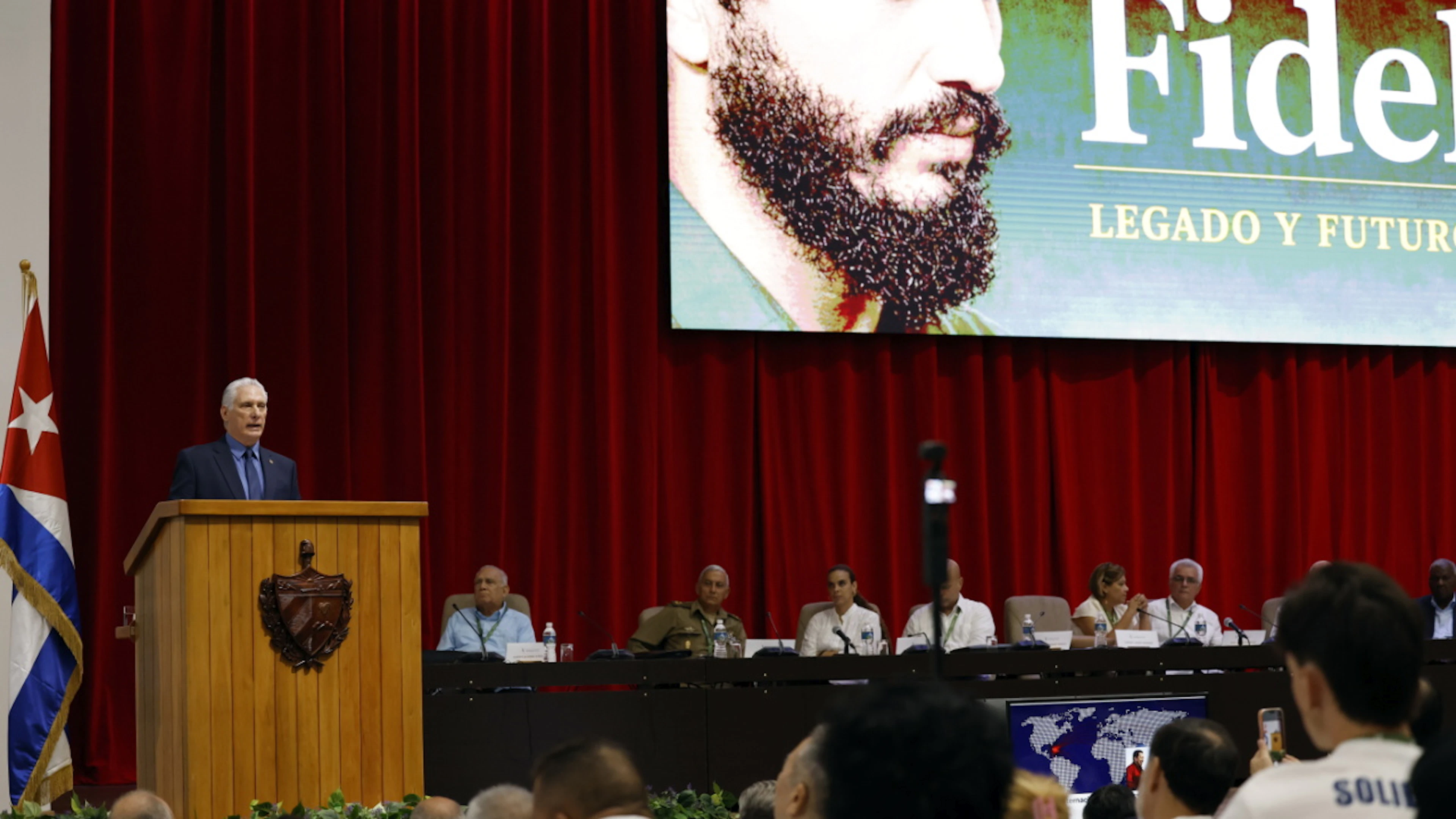 Ben 63 Nazioni all'evento dedicato all'eredità politica di Fidel Castro