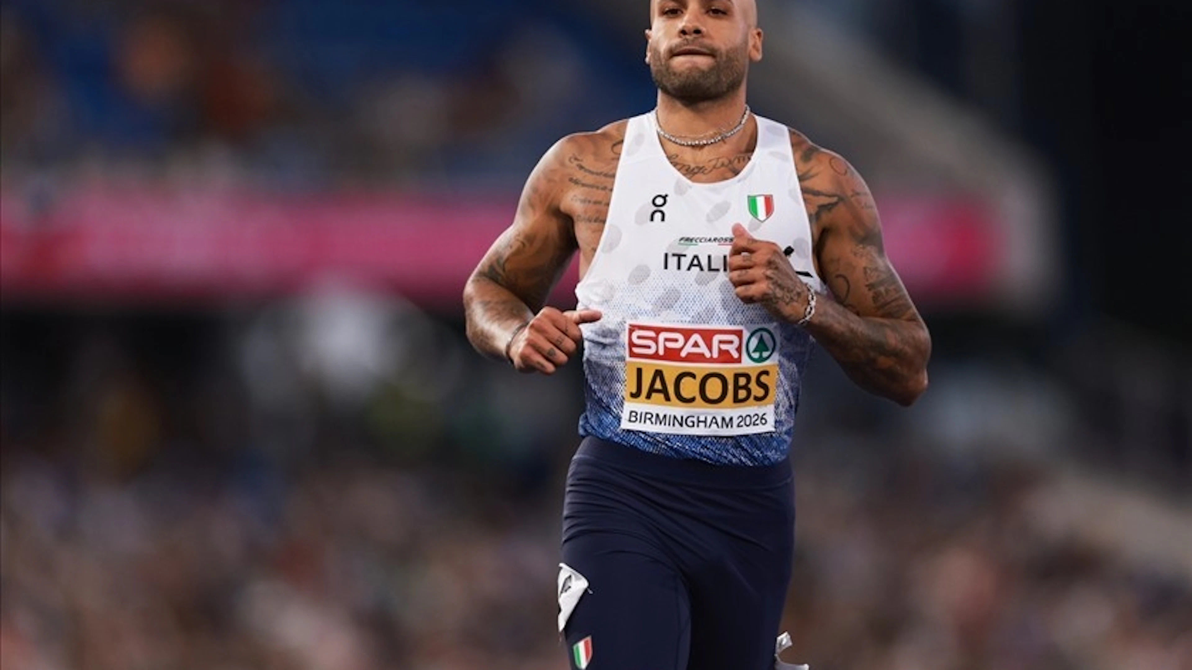 Jacobs finisce ko nella finale dei 100 metri
