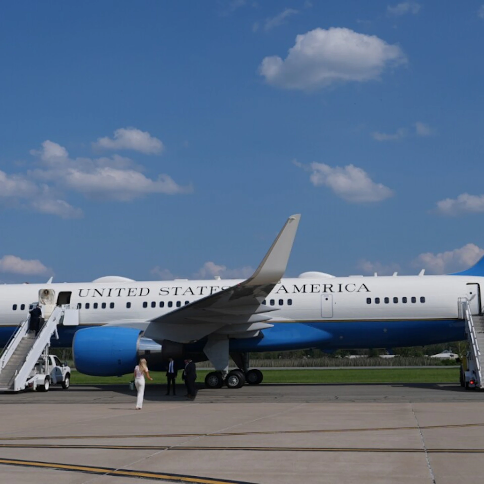 Air Force One als Köder