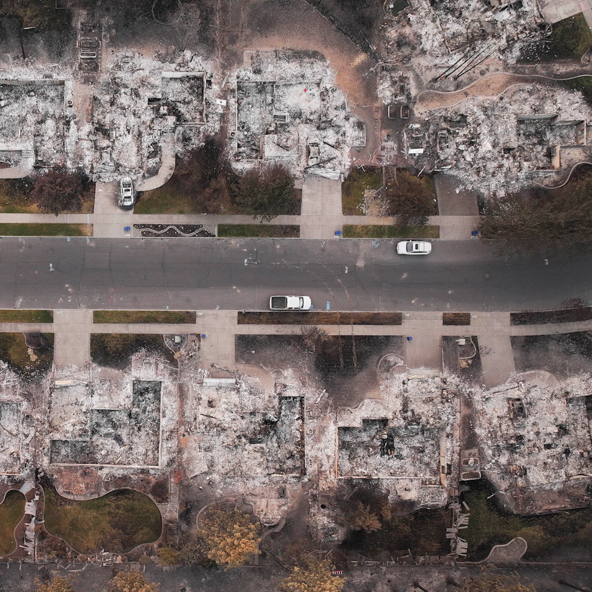 US-Stadt Spokane nach Flammenhölle