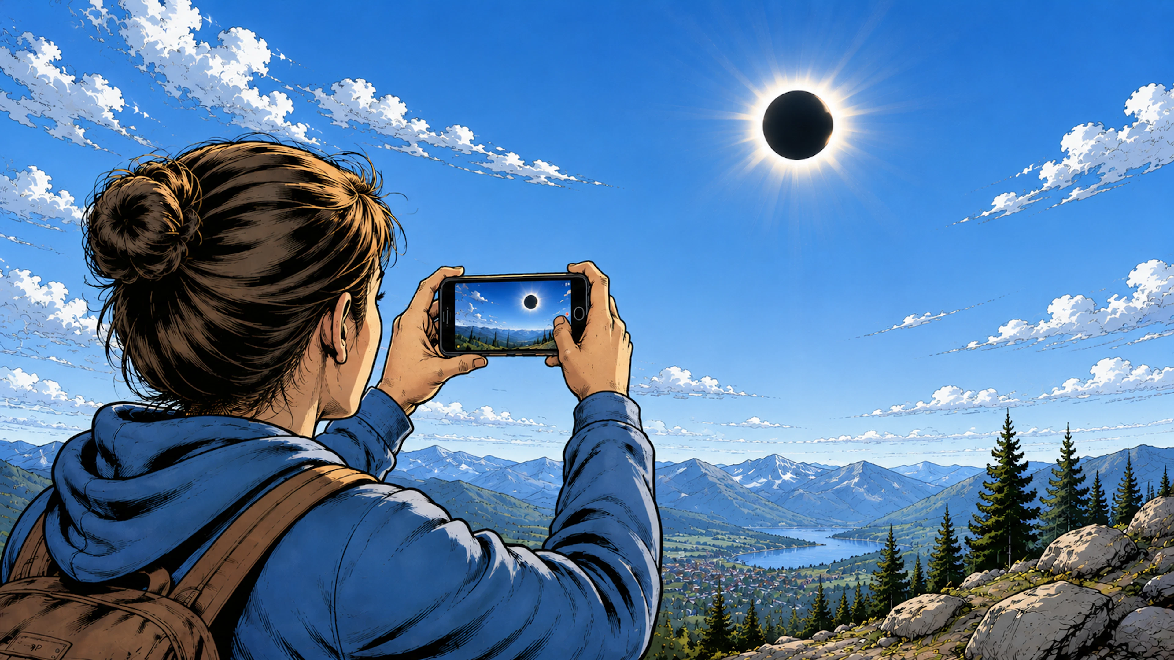 Pass auf, wenn du die Sonnenfinsternis mit dem Handy festhalten willst