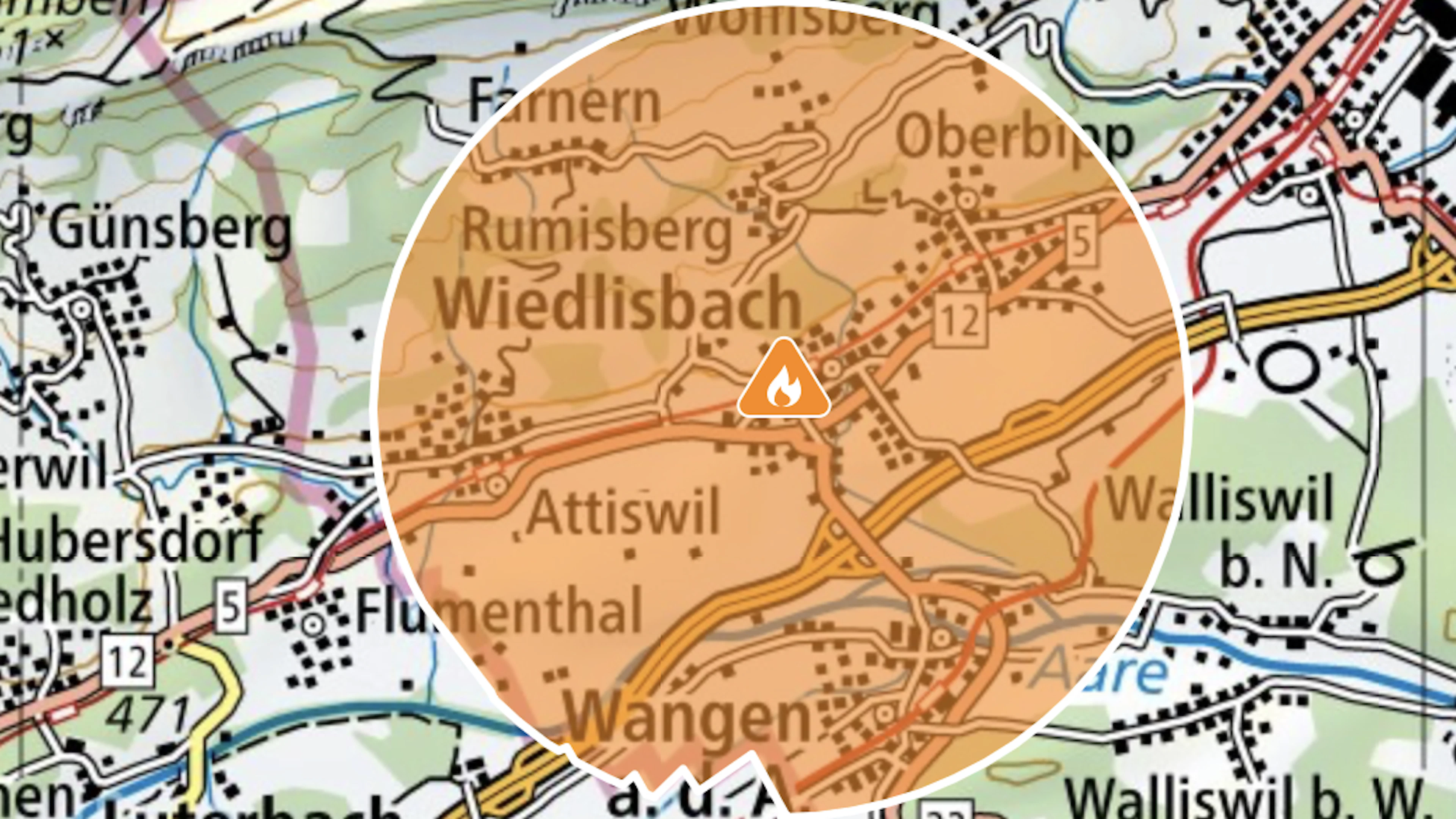 Coop in Wiedlisbach und Gebäude in Bützberg in Flammen – Bund warnt