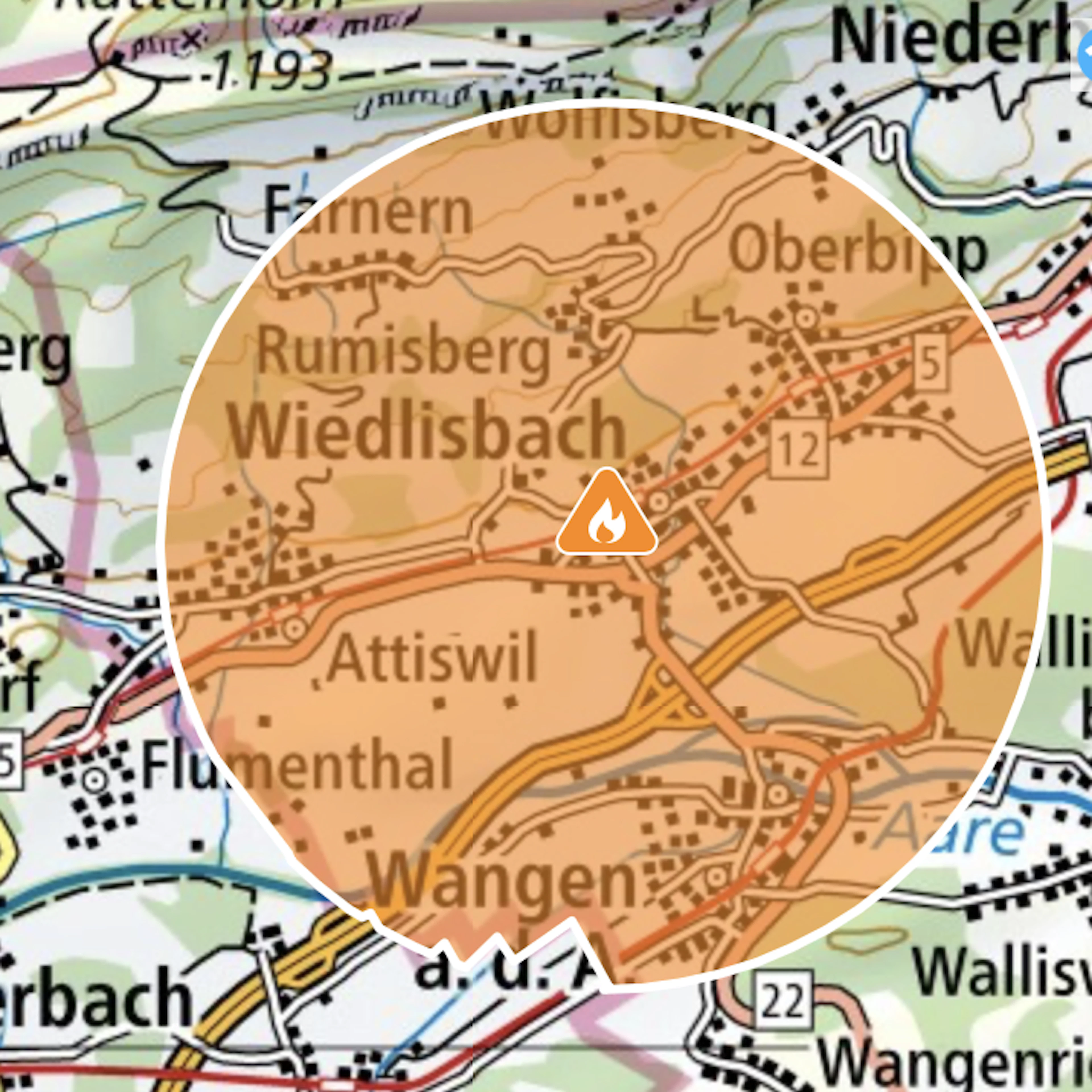 Two Major Fires in the Canton of Bern