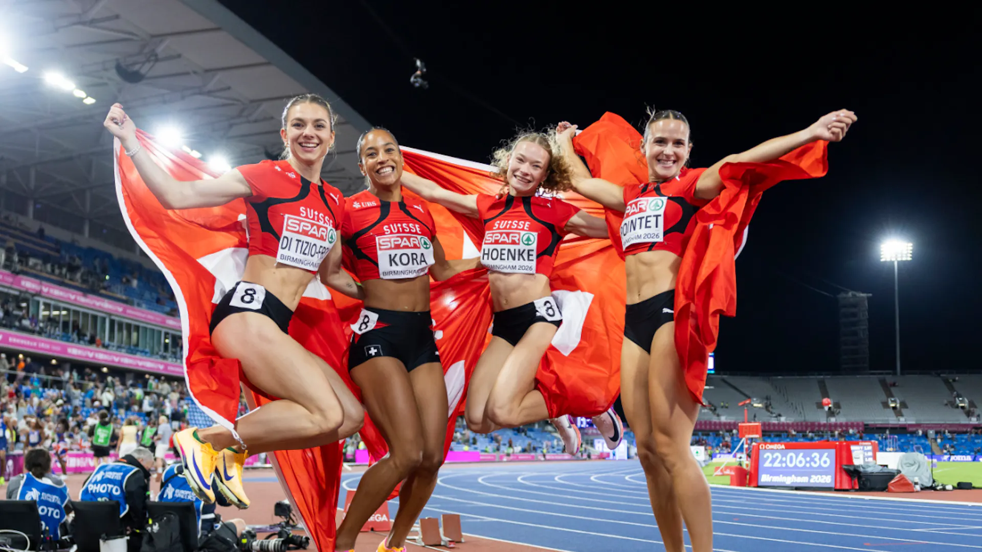 Silver for the women's sprint relay team