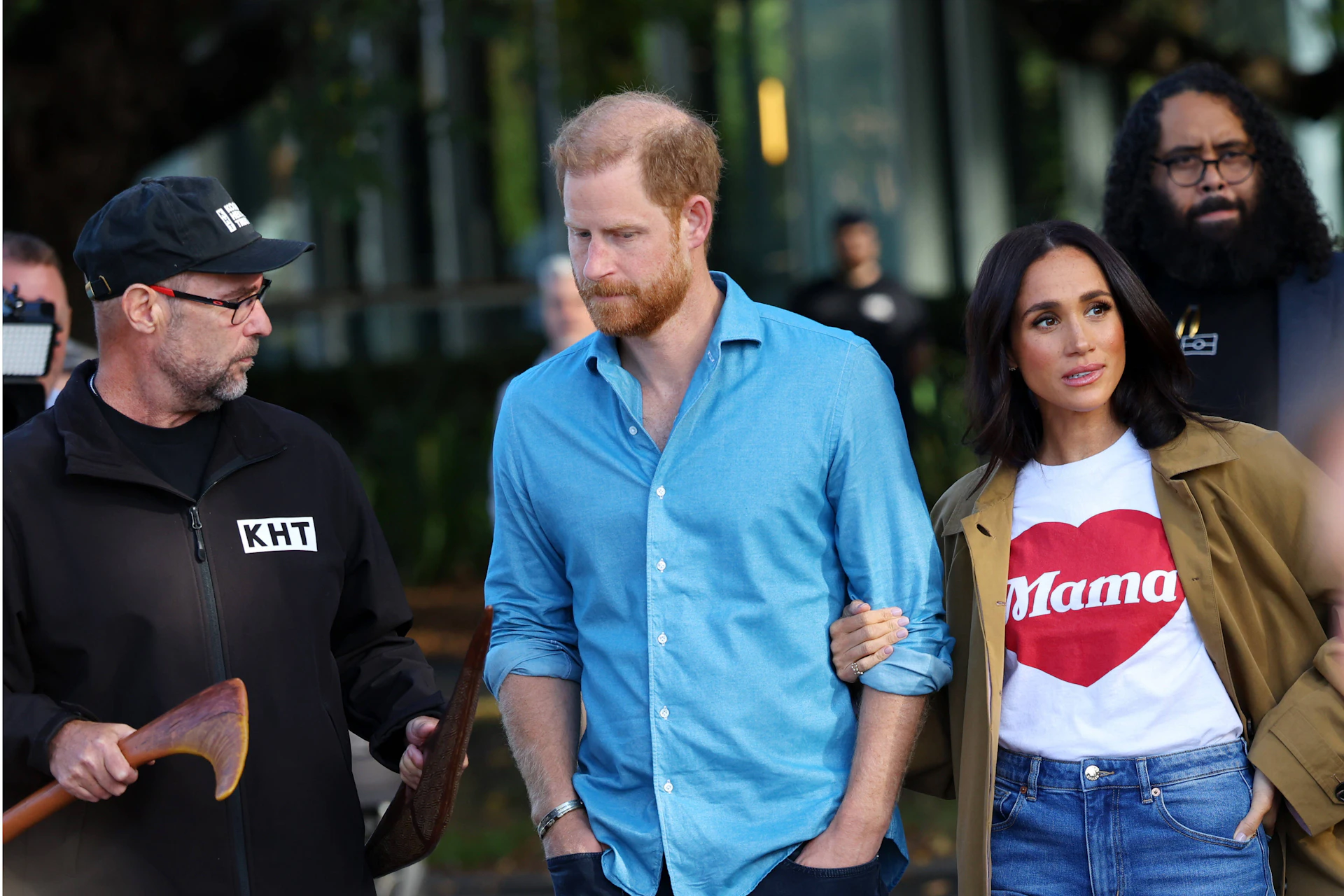 Harry and Meghan Are Back in England with the Kids