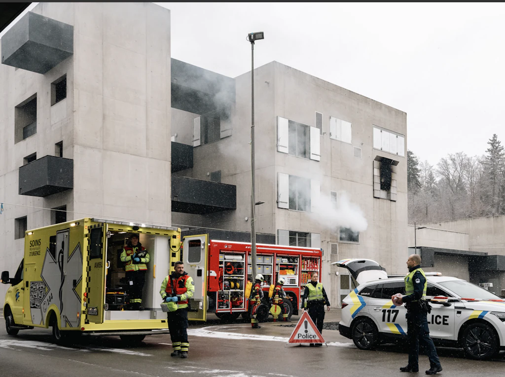 Photo: bluewin.ch A 59-year-old man was severely burned after an explosion in a private garage