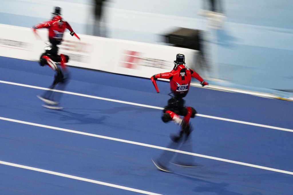 bluewin.ch - Robots in China Break World Records in the 100- and 400-Meter Races