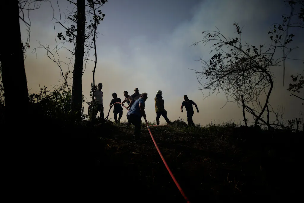 Turkey Battles Wildfire in Mugla, in the Southwest
