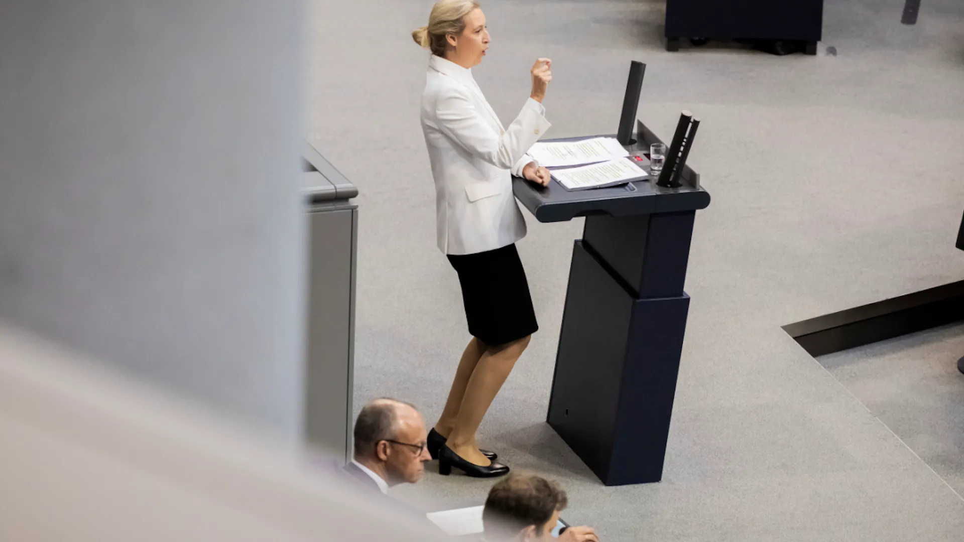 AfD Leader Weidel Attacks German Chancellor Merz in a Debating Showdown