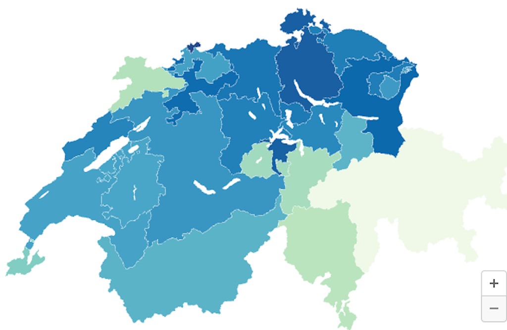 bluewin.ch - This is how fast the Internet is in your canton