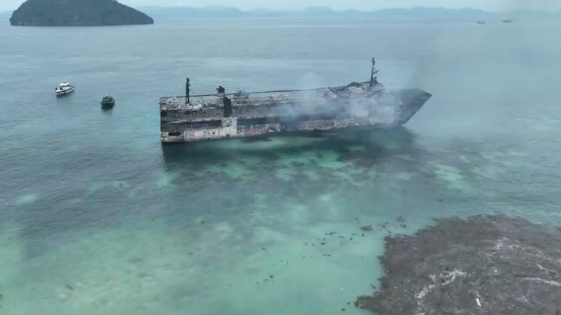 Philippines: 87 People Missing After Fire on Ferry
