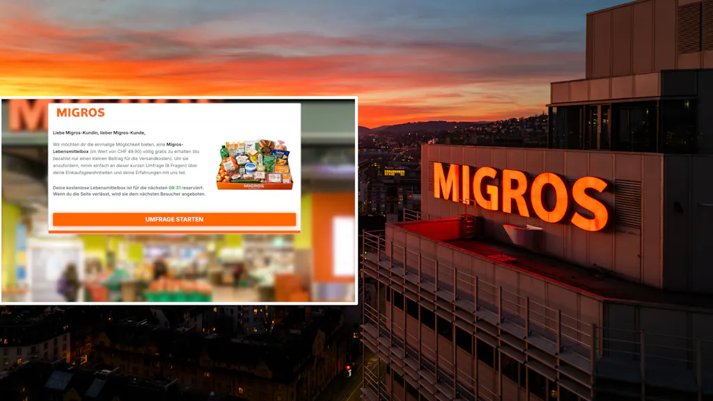 Gefälschte Migros-Umfrage kann teuer werden