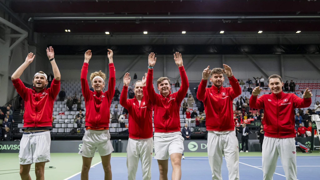 Photo: bluewin.ch Davis Cup 2027: Switzerland to Host Morocco; Amanda Anisimova Ends Season Early