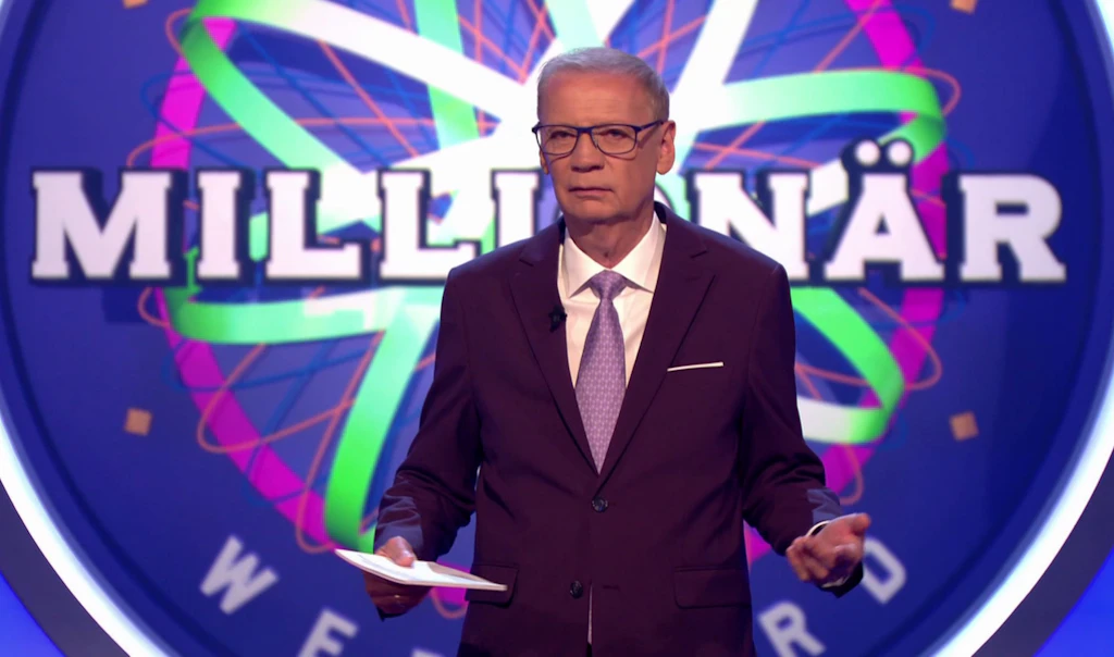 Photo: bluewin.ch Günther Jauch Slams Impossible Keyboard Question on Wer wird Millionär
