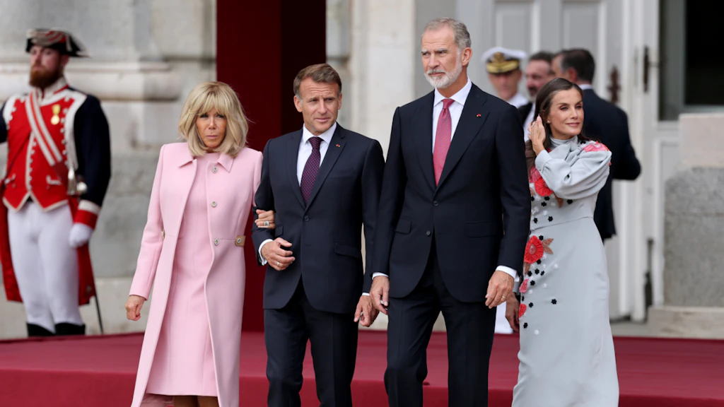 Macron arrives in Madrid for state visit to address democratic fatigue